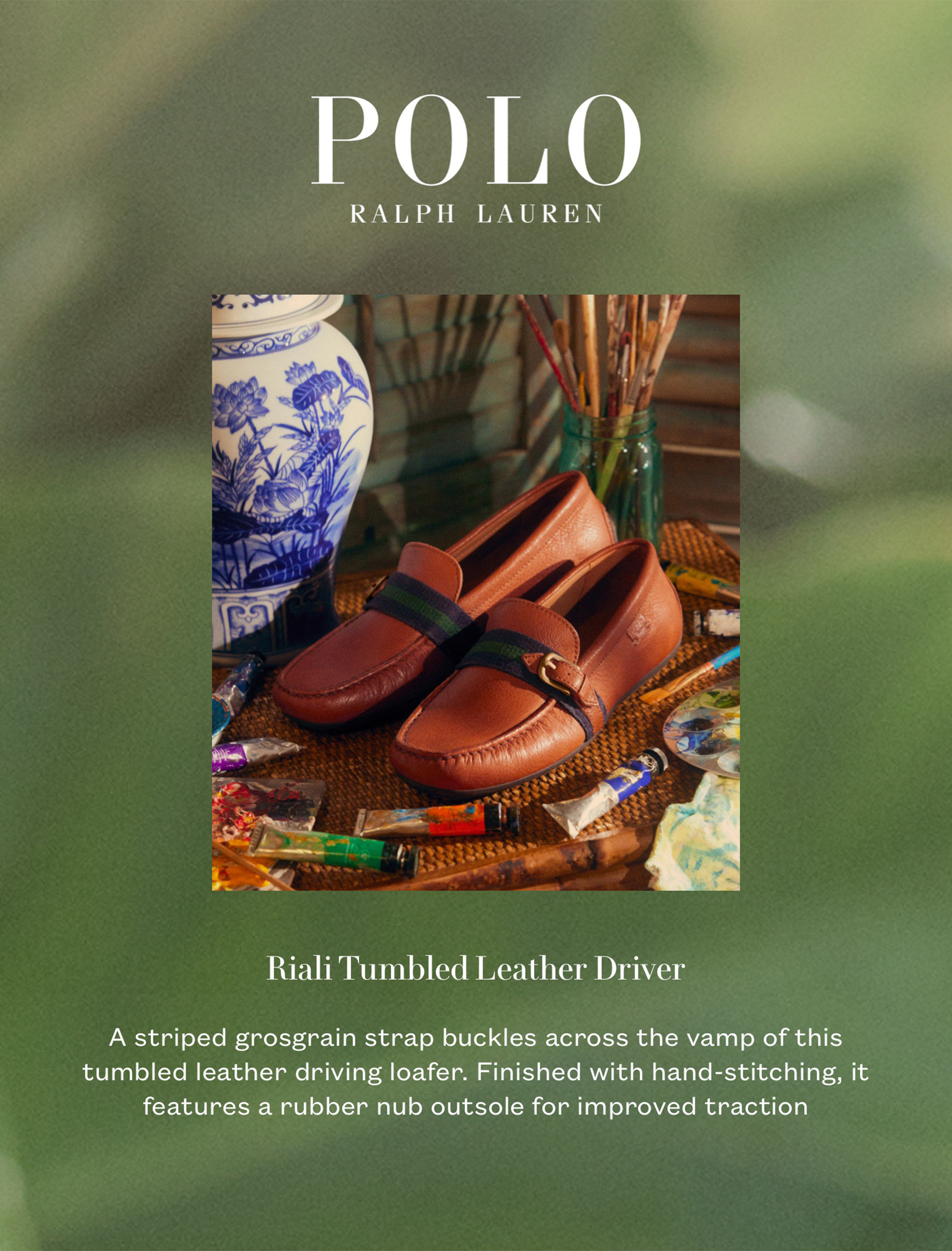 Big + Tall | Polo Ralph Lauren Riali Driver Loafers | DXL