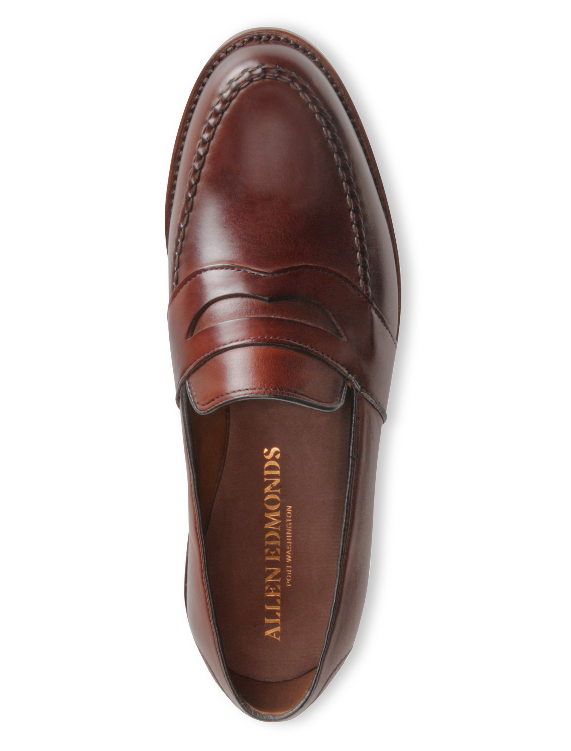 Allen Edmonds Randolph Penny Loafer 7D Dark Chili MIUSA On foot today, Allen Edmonds Randolph 2.0 Penny Loafer in  main image 2