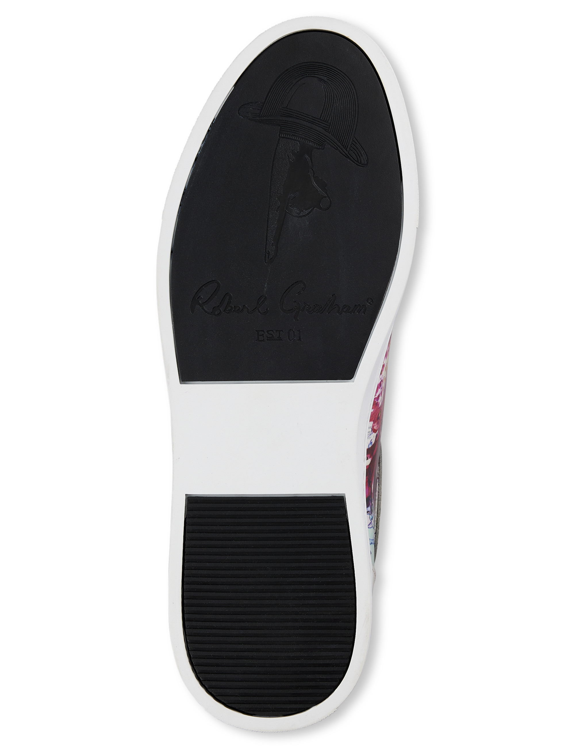 Robert Graham Tremblay RG5836L Mens White Leather Lifestyle Sneakers 15 Robert Graham Sneakers for Men for Sale | Shop Men main image 4