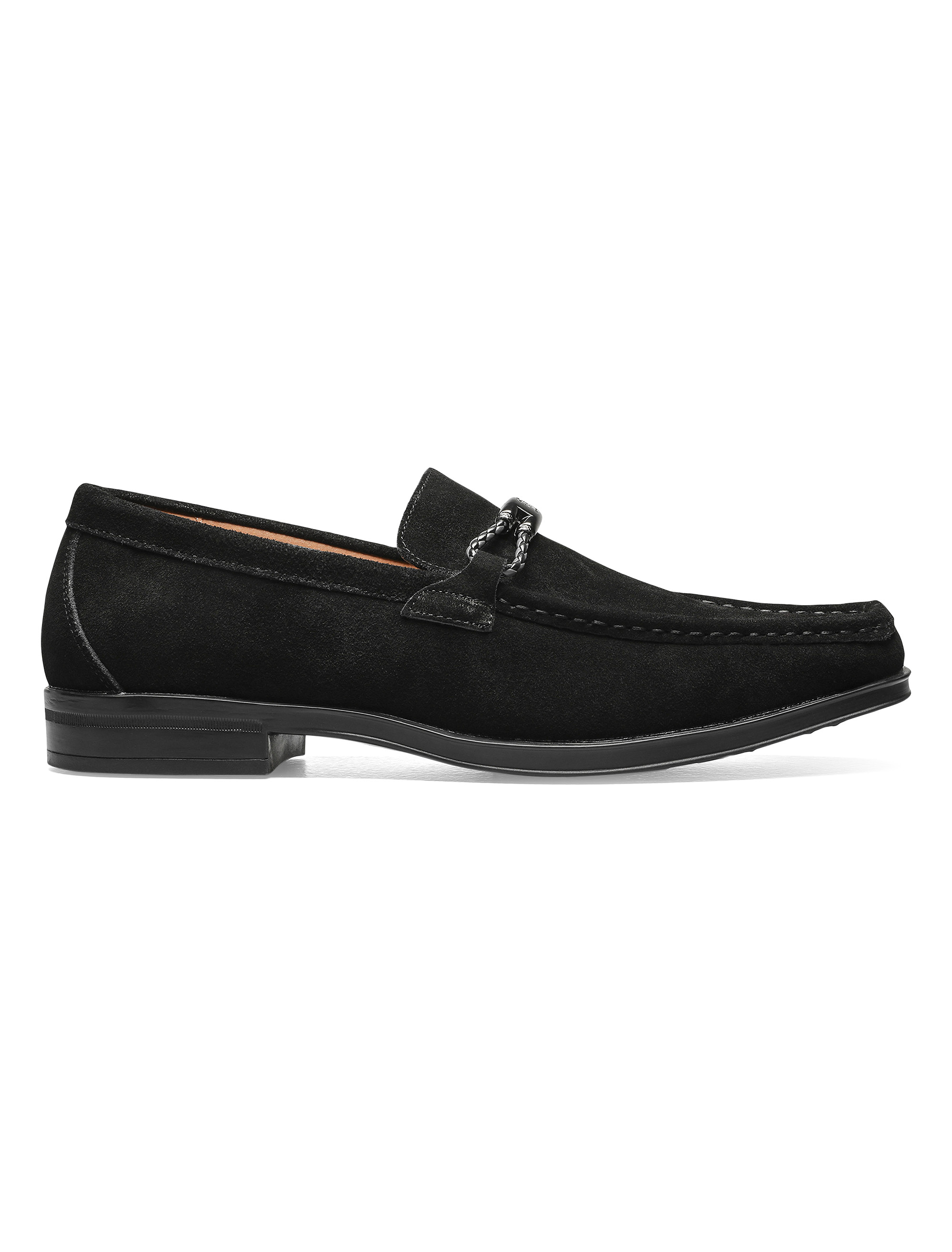 Big + Tall | Stacy Adams Neville Moc Toe Bit Slip-On Loafers | DXL