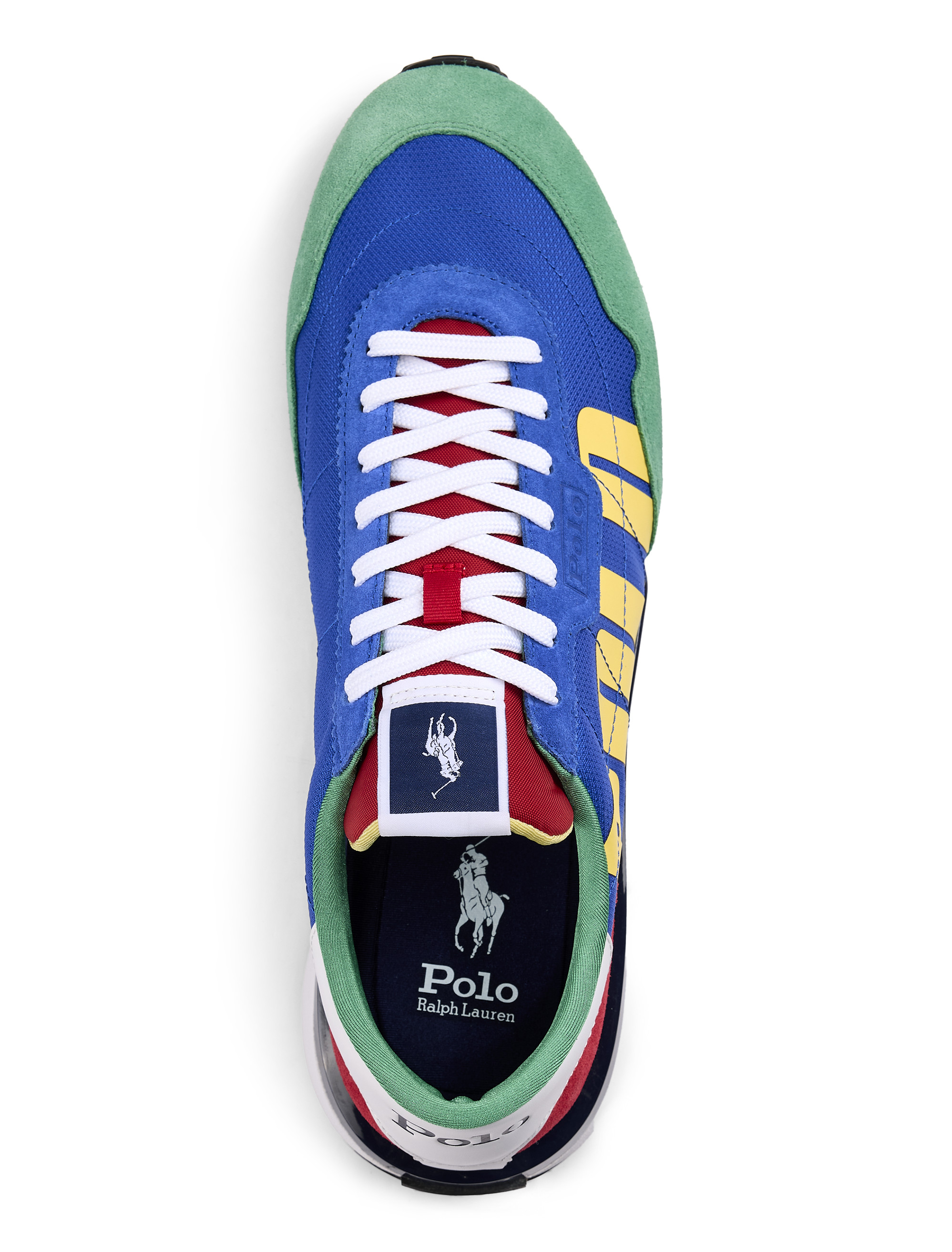 Big + Tall | Polo Ralph Lauren Train 89 Colorblocked Sneakers | DXL