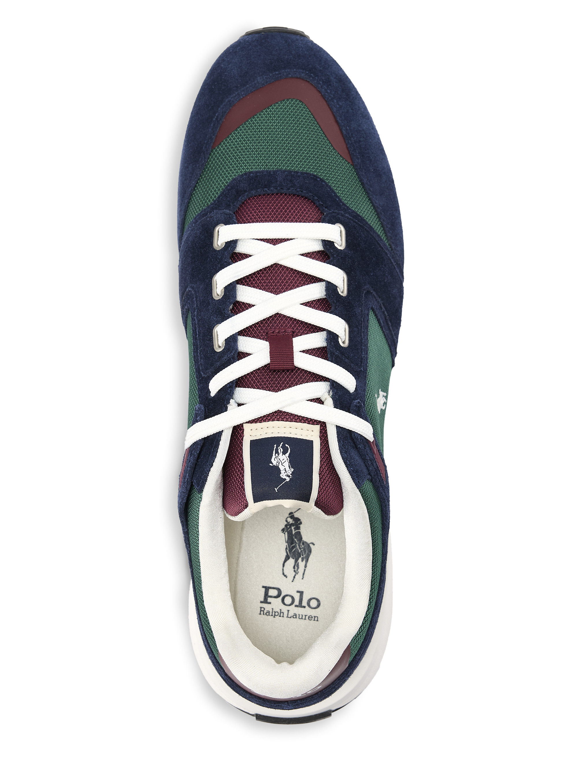 Big + Tall | Polo Ralph Lauren Train 89 V2 Suede-Paneled Sneakers