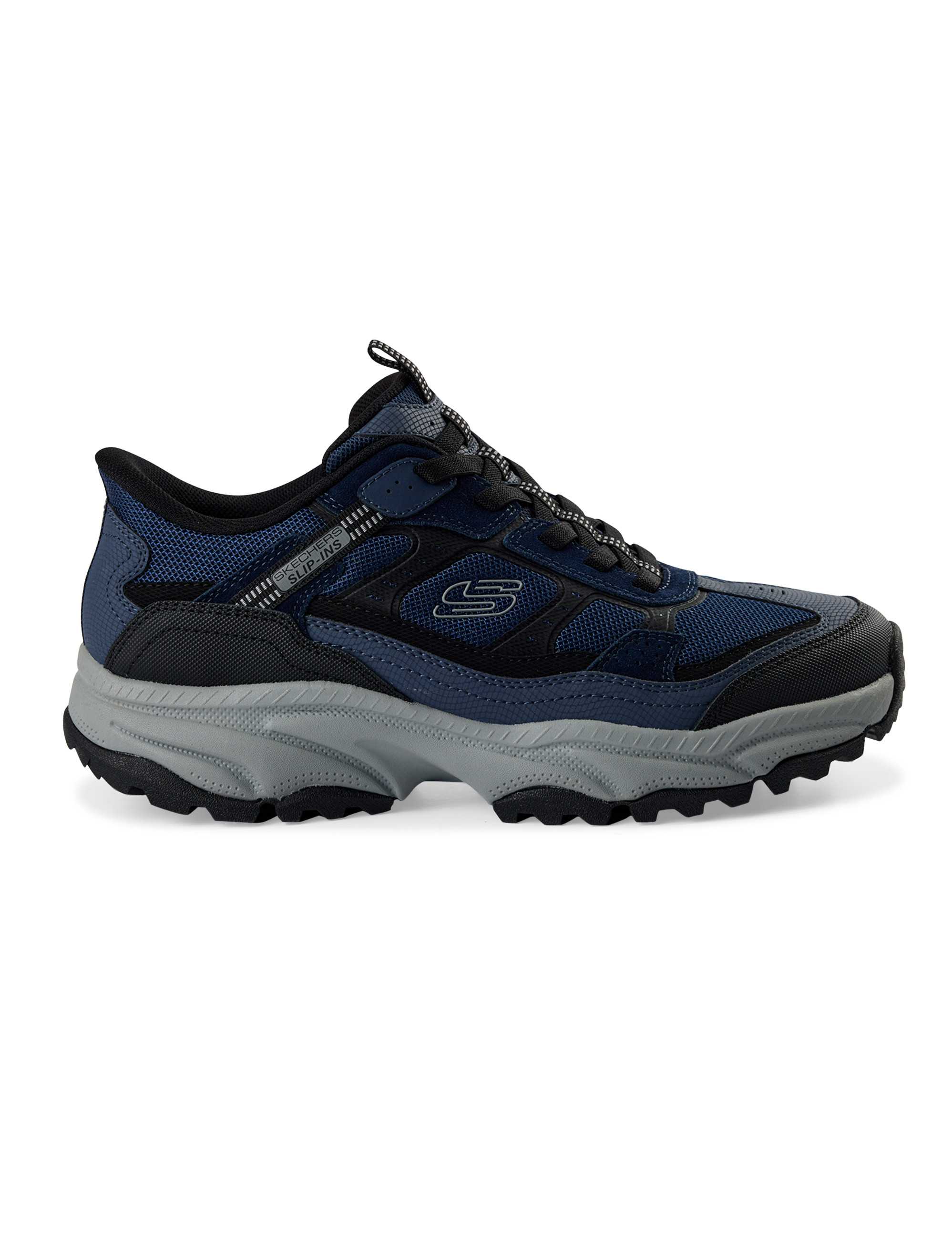 Skechers Men's Slip-ins: Vigor AT Slip-On Shoes | Size 12.0 Wide | Navy Blue | Leather