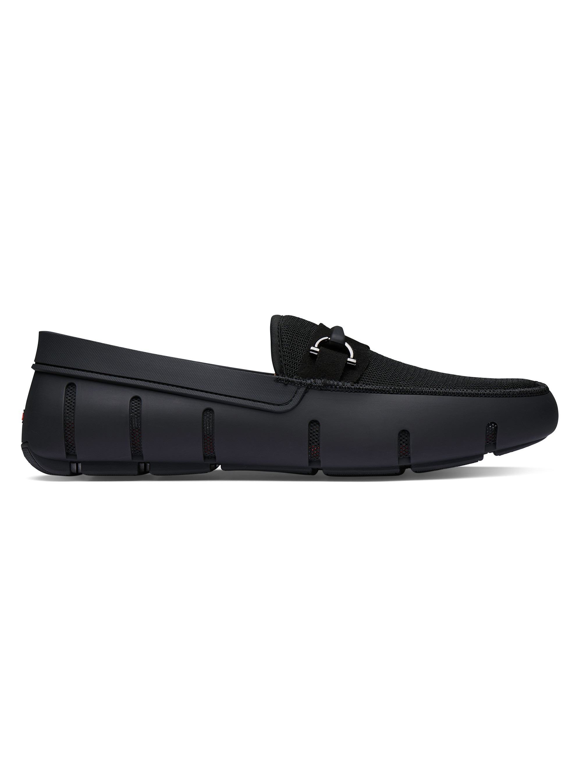 Men's Black Driving Loafers | DXL
