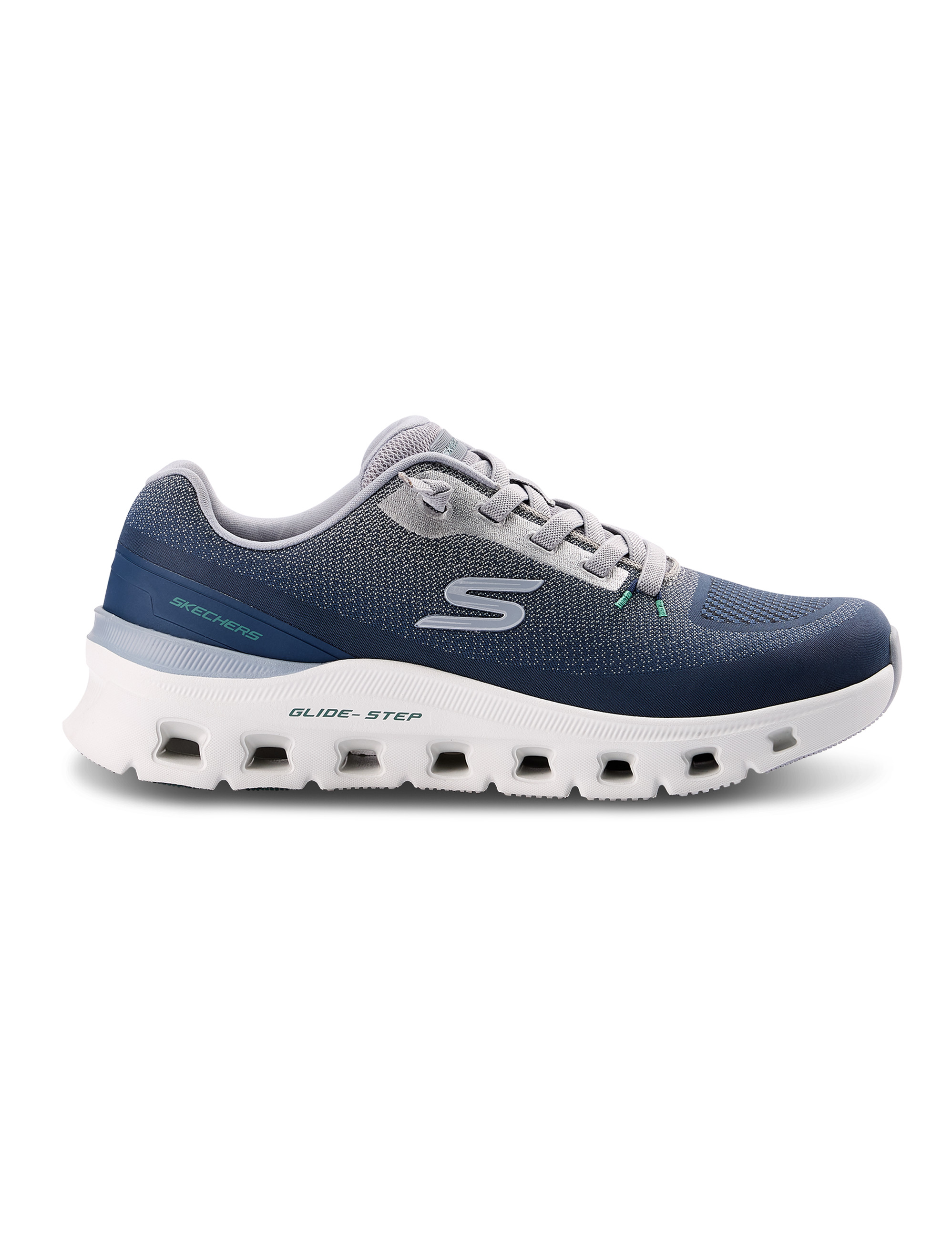 Big & Tall Men's Waverra Glide-Step  Pro Sneakers - Navy Grey - Size 14 Wide