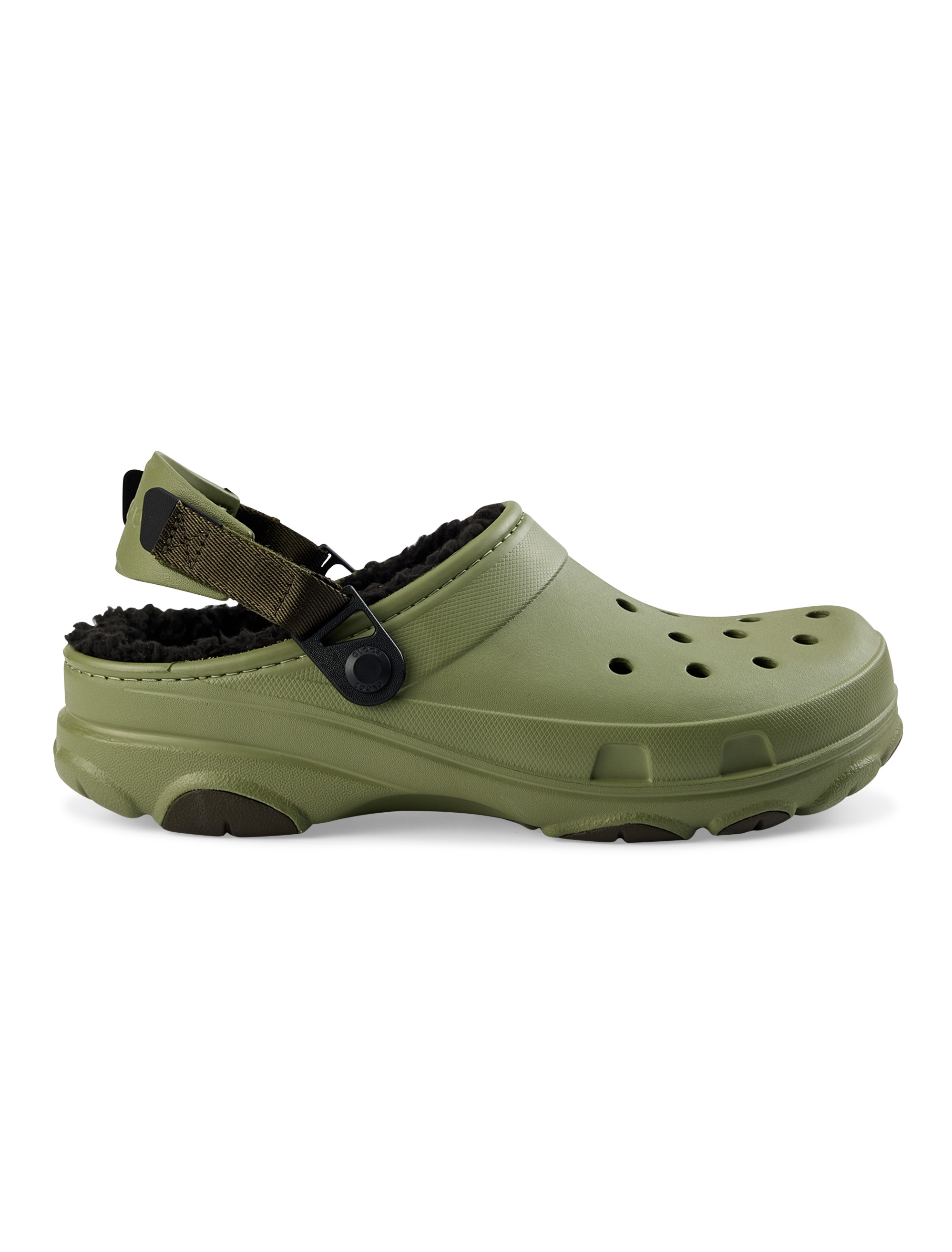 Big & Tall Men's Classic All Terrain Lined Clogs - Cargo - Size 12 Medium