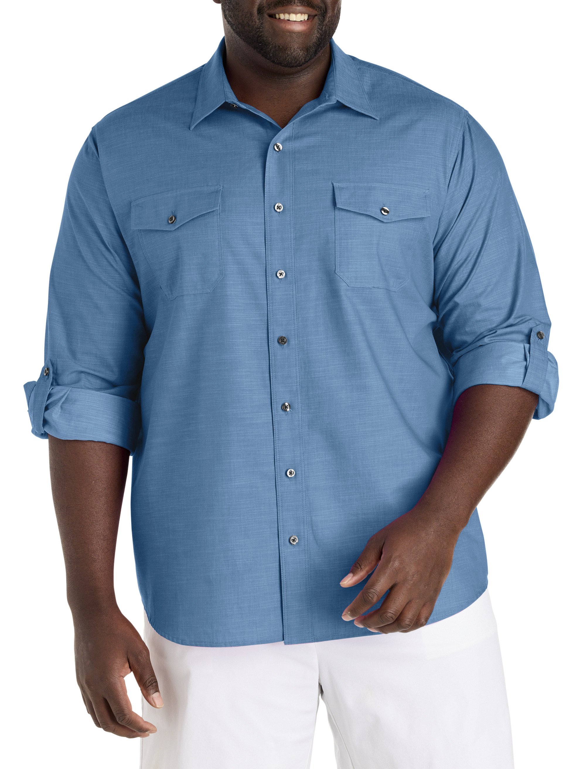 Slub Officer Sport Shirt