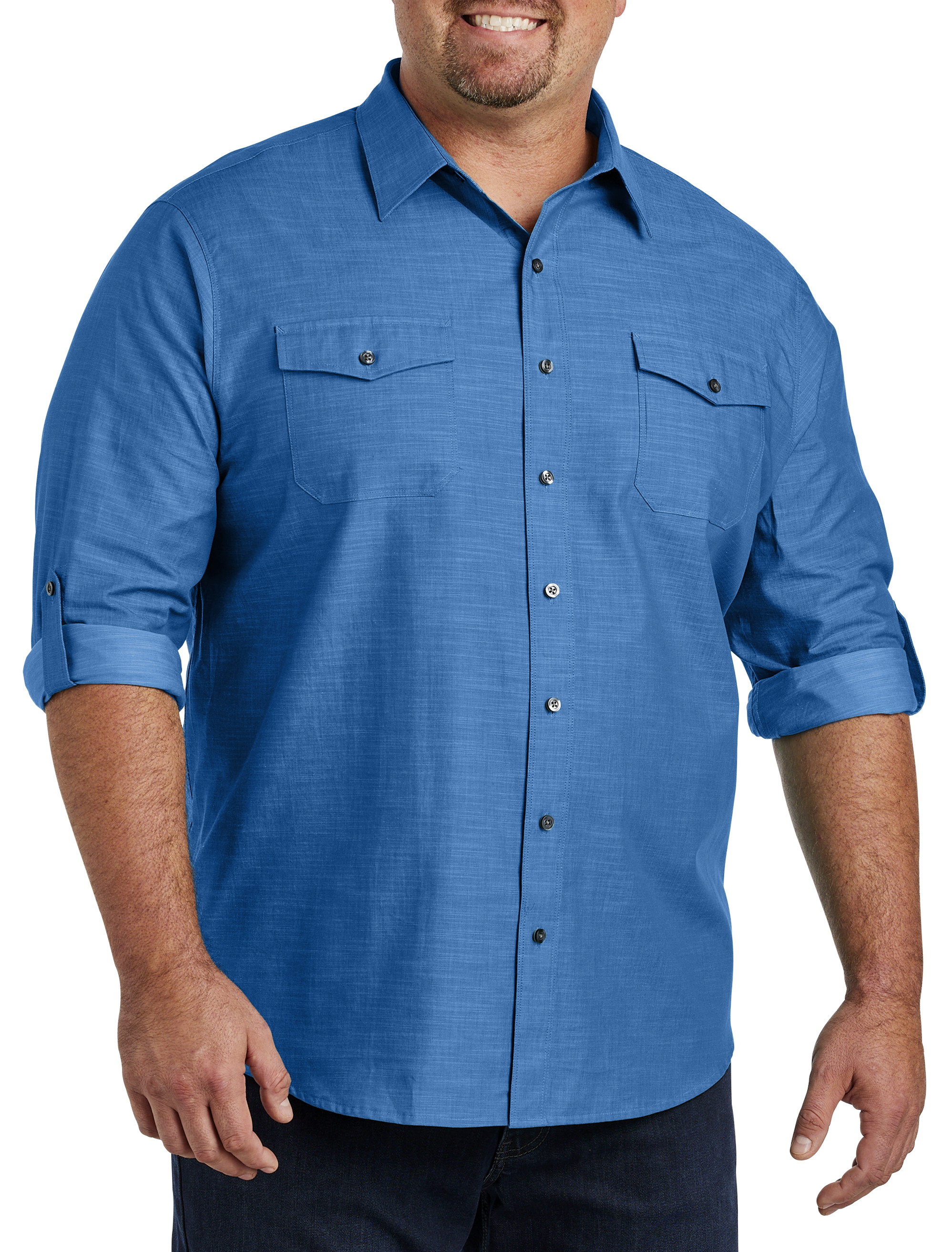 Synrgy Slub Officer Sport Shirt | The Market Place