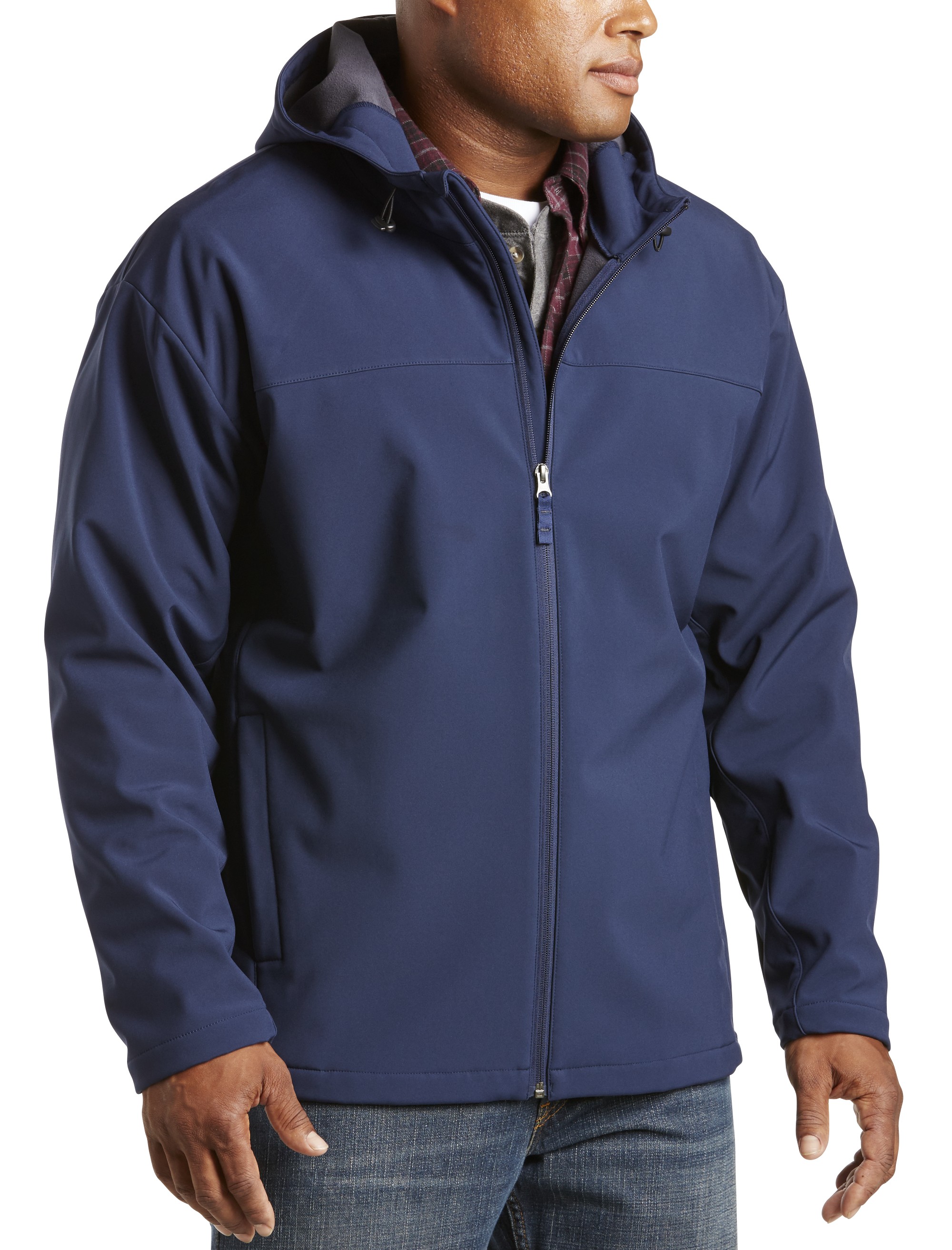 Hooded Bonded Fleece Jacket