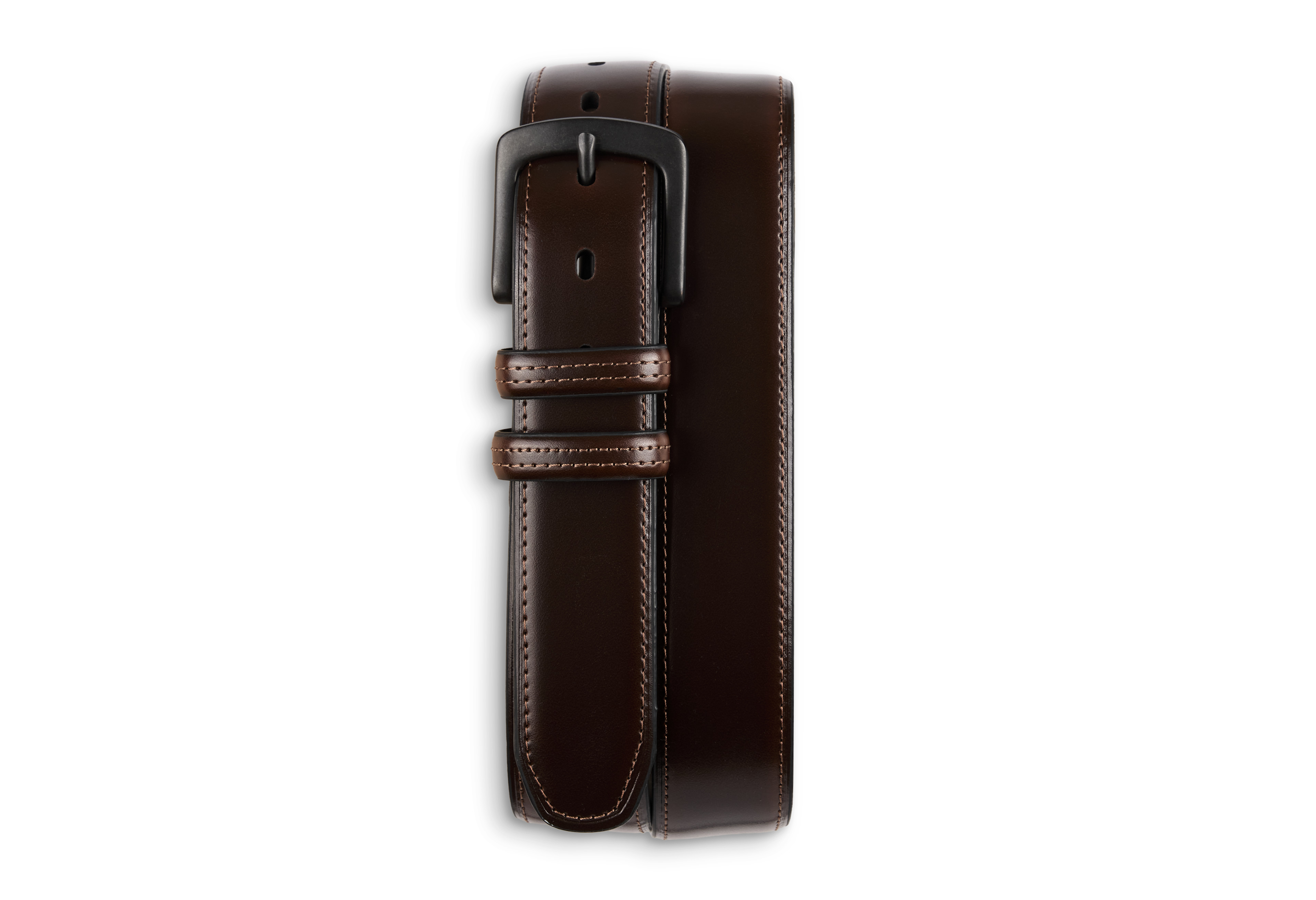 Double Loop Leather Belt