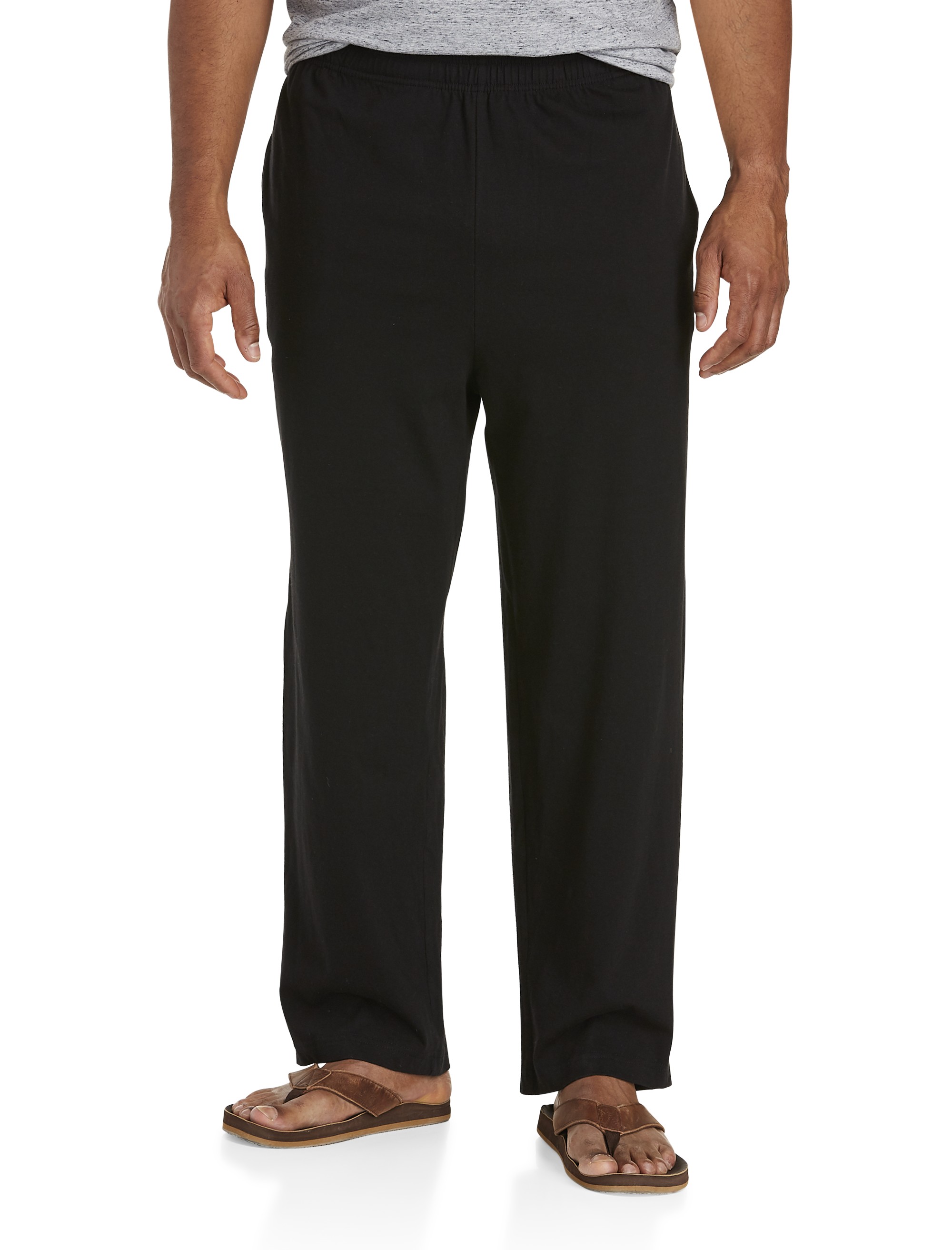 Open-Hemmed Jersey Pants - thumbnail 3