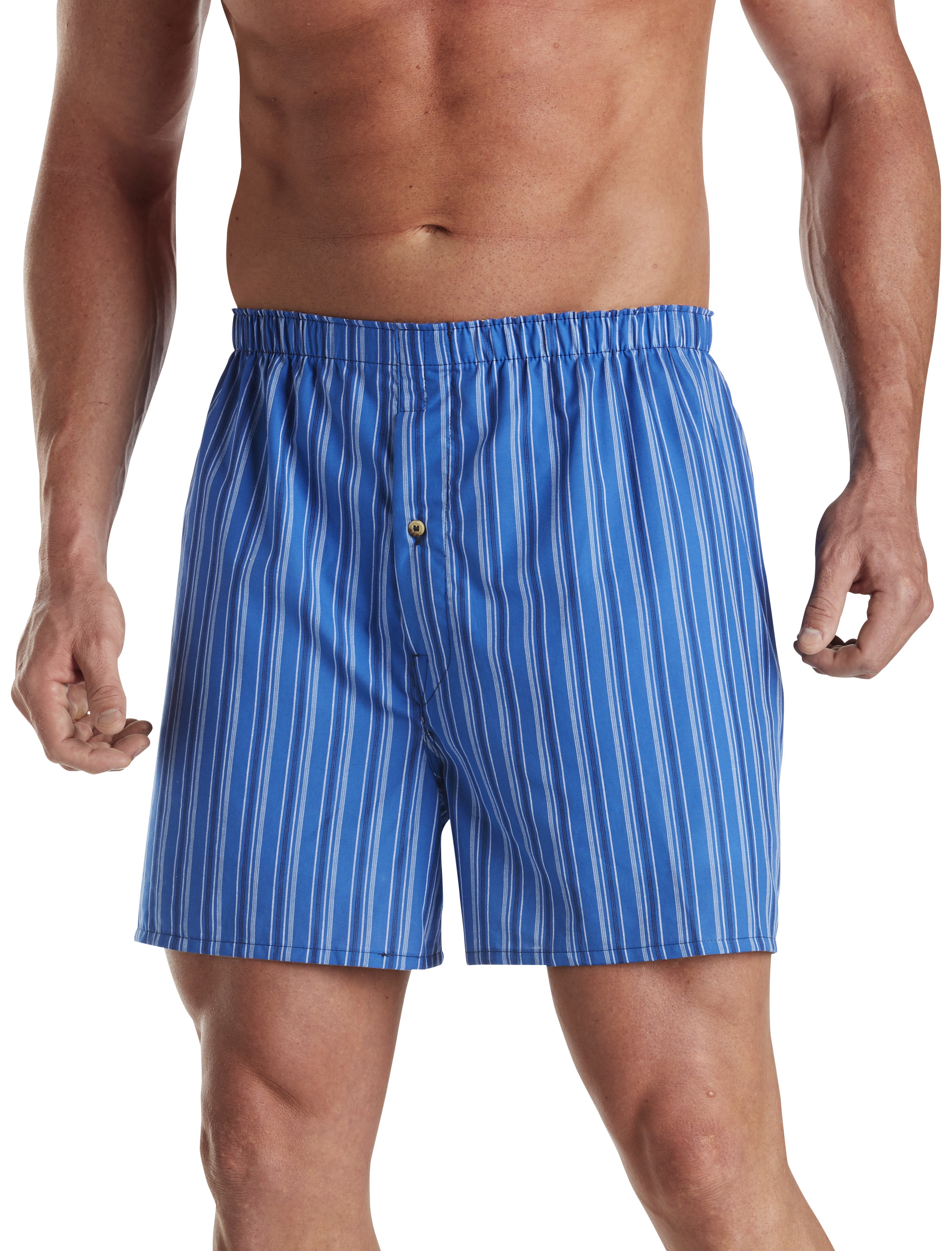 Big + Tall | Harbor Bay 3-pk Stripe Woven Boxers | DXL