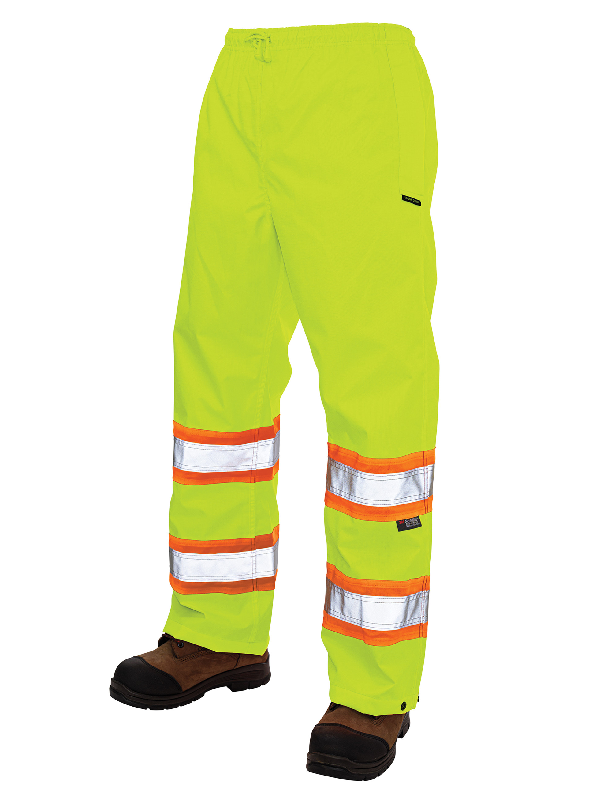 Big Tall Tough Duck Safety Rain Pants DXL