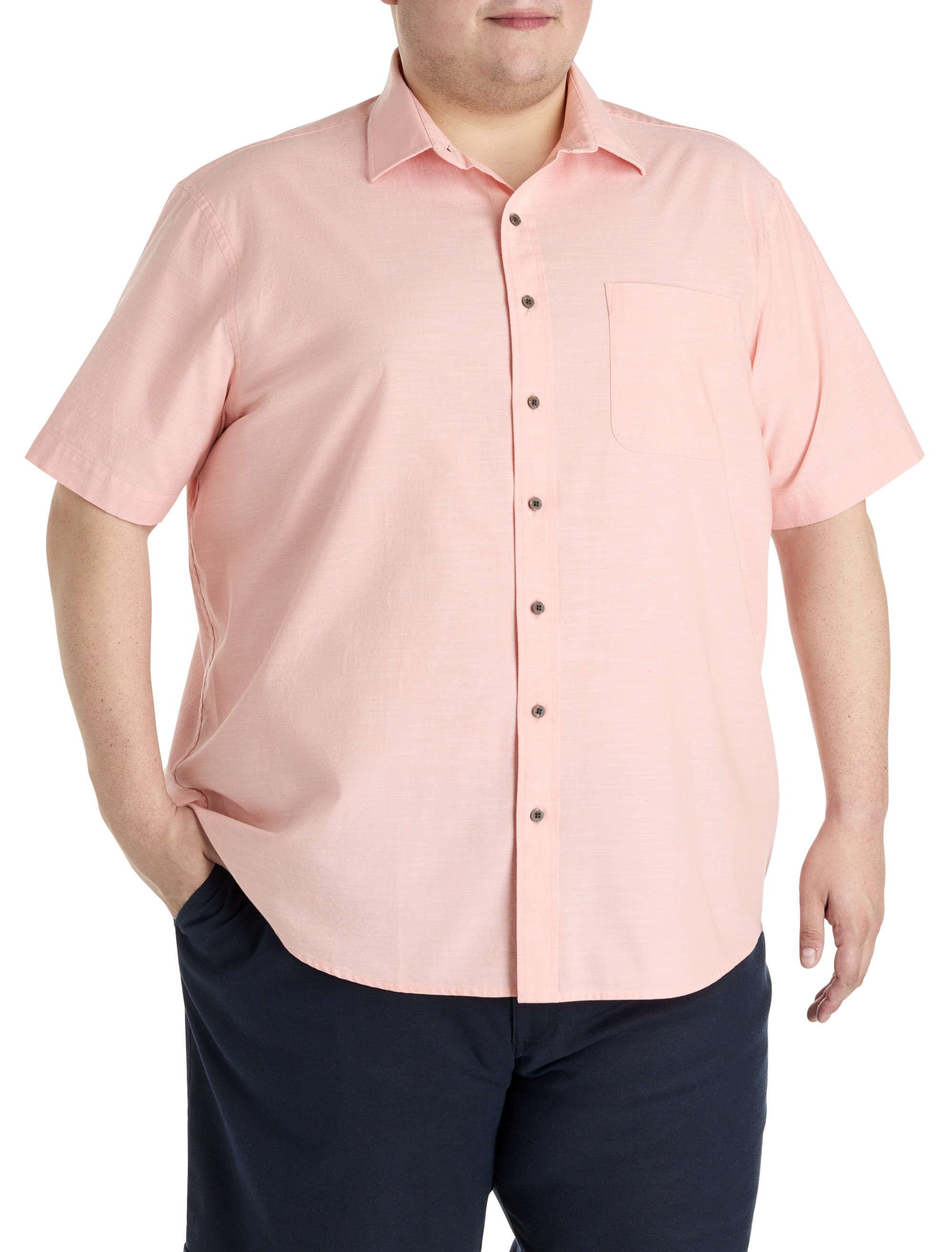 Men's Peach Colored Shirts | DXL