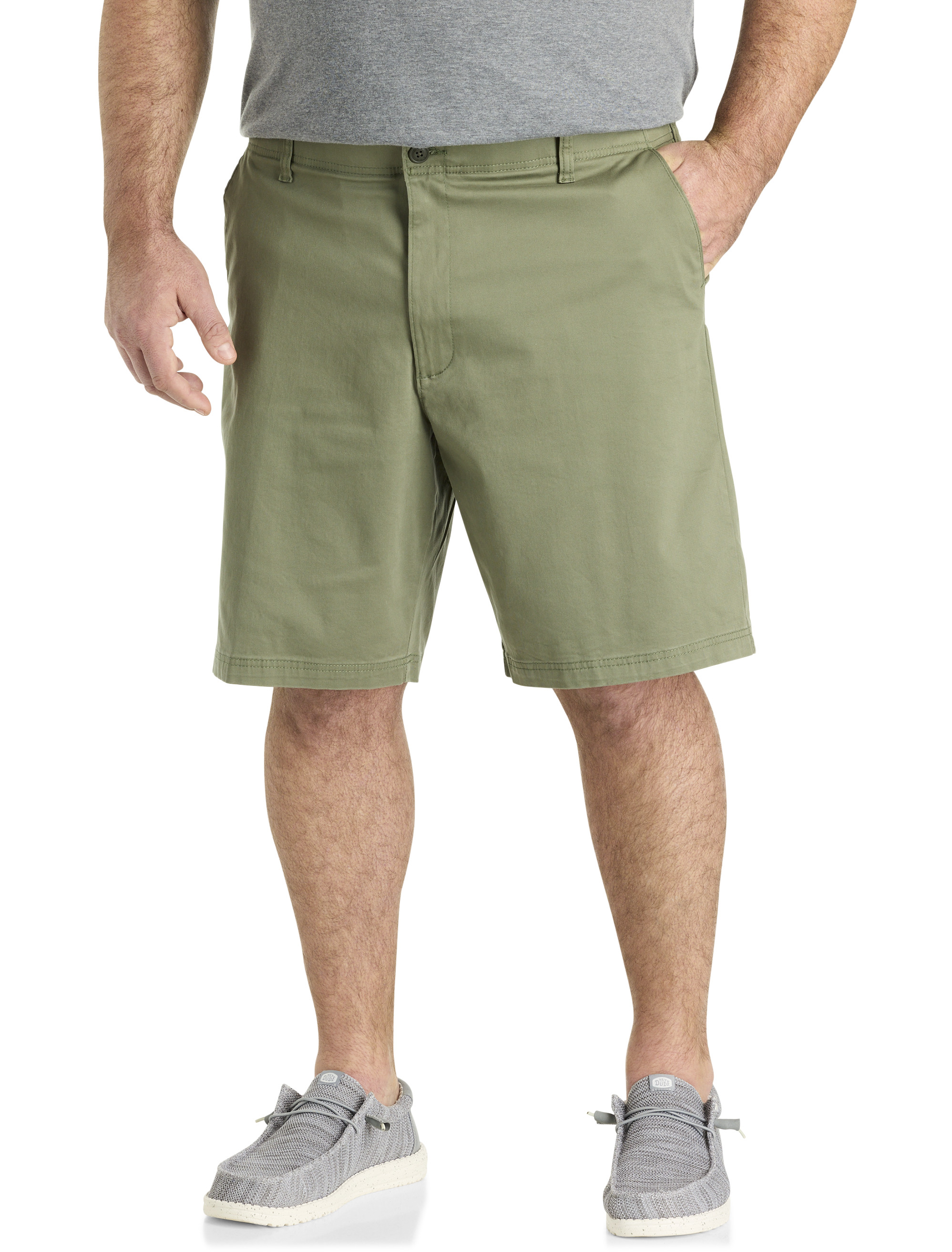 Short Homme DC Vert Olive - Taille L - Slim Fit Stretch - Très Bon état
