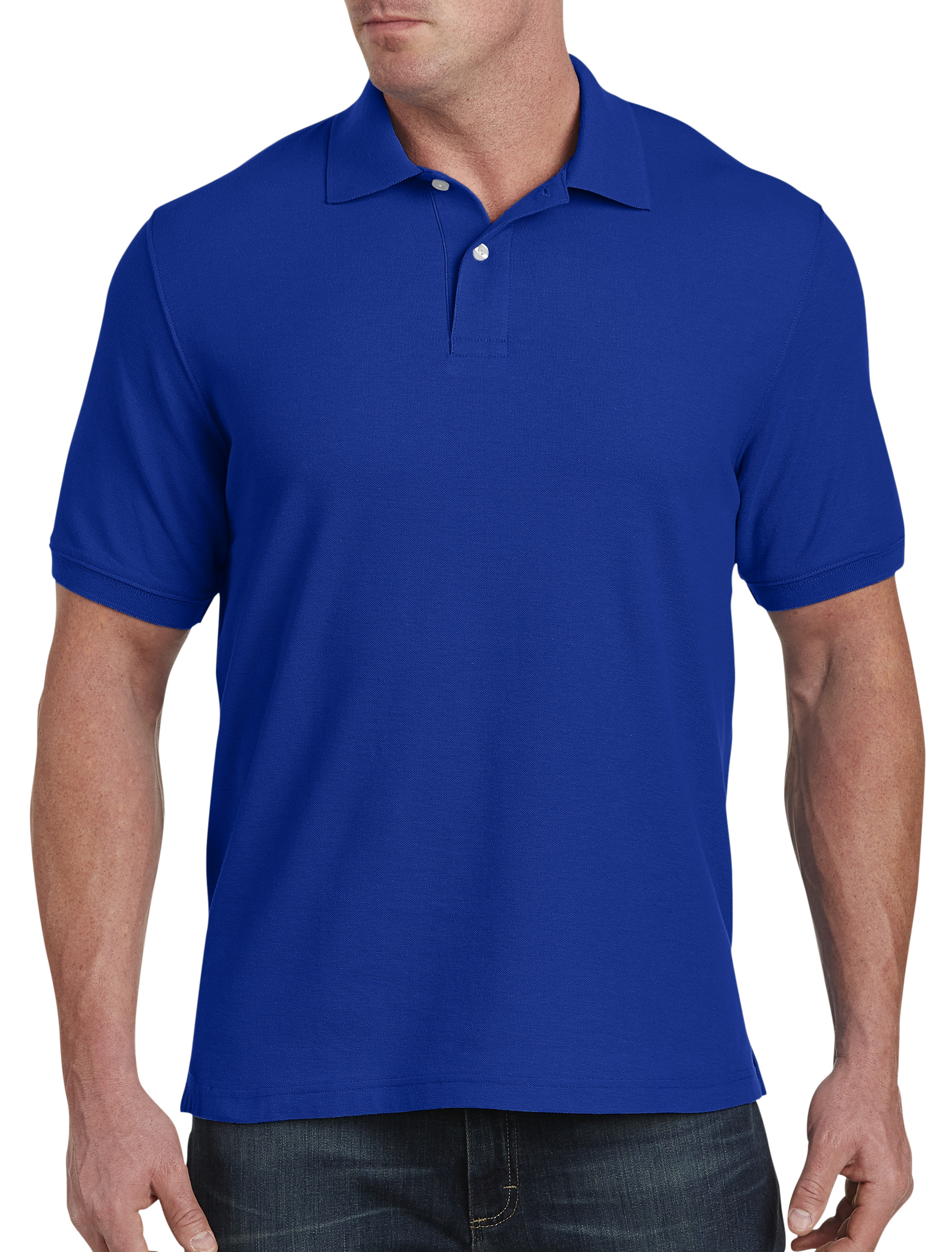 Men's Navy Blue Polo Shirts | DXL