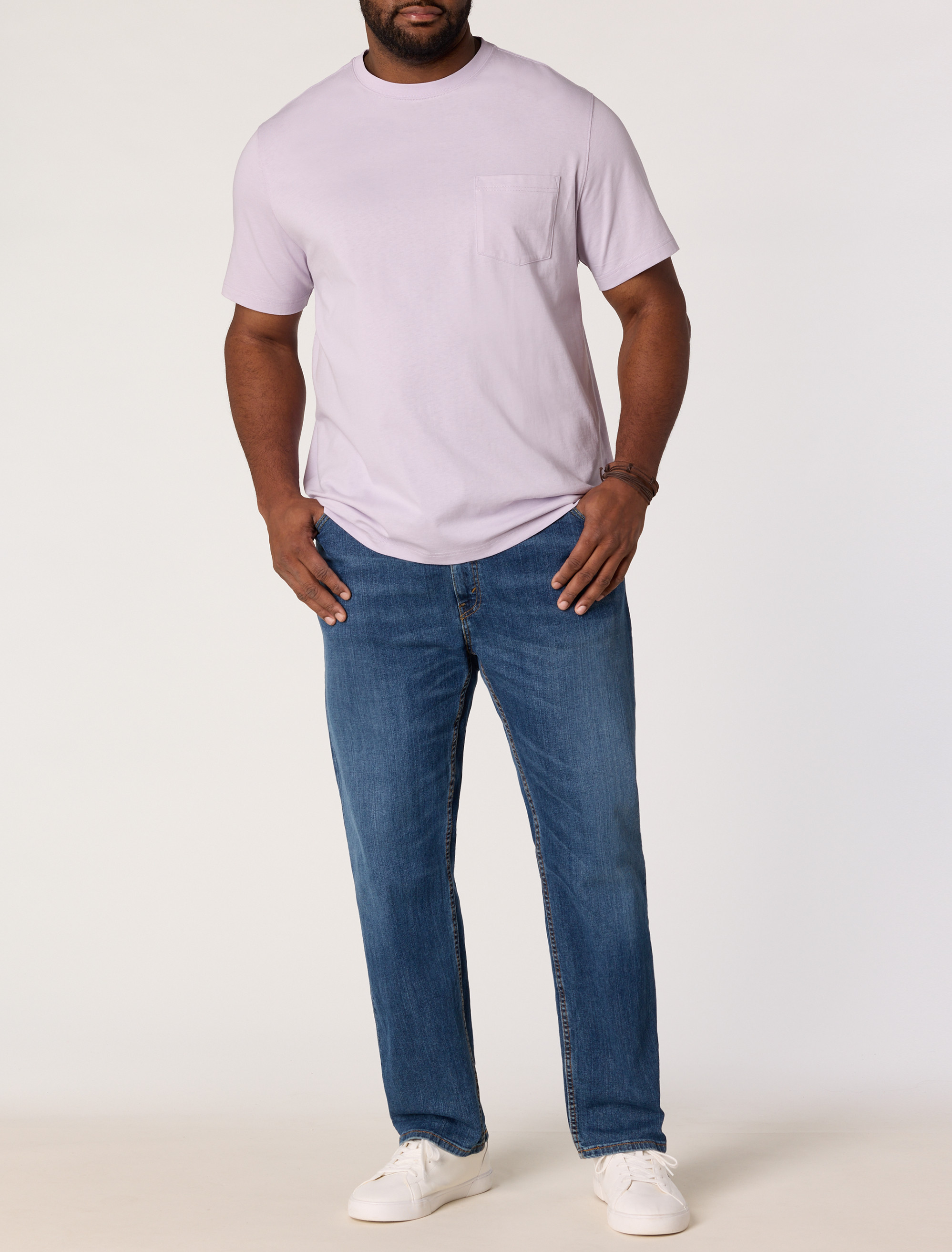 Big + Tall | Harbor Bay Moisture-Wicking Pocket T-Shirt | DXL