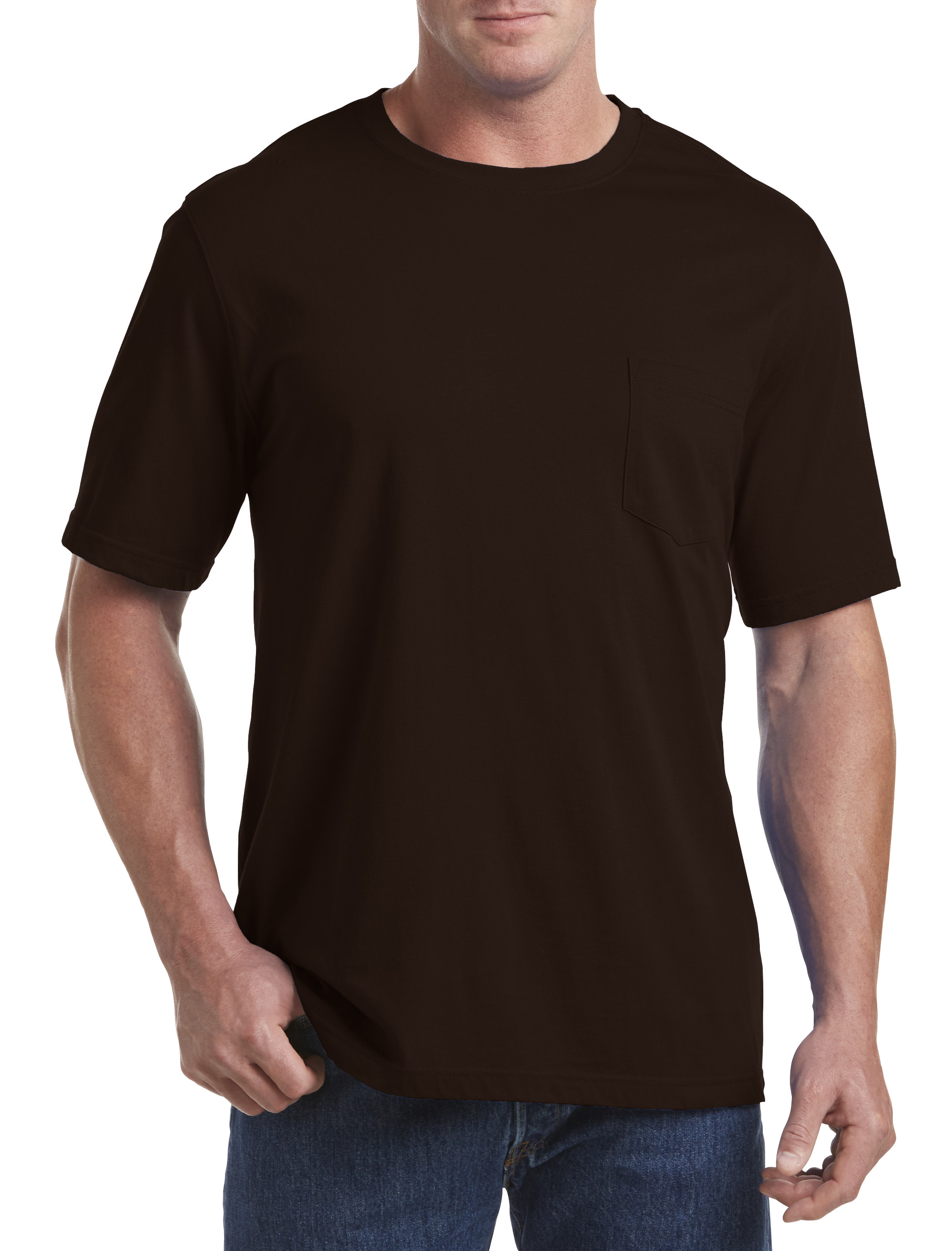 Brown Moisture Wicking T Shirts | DXL