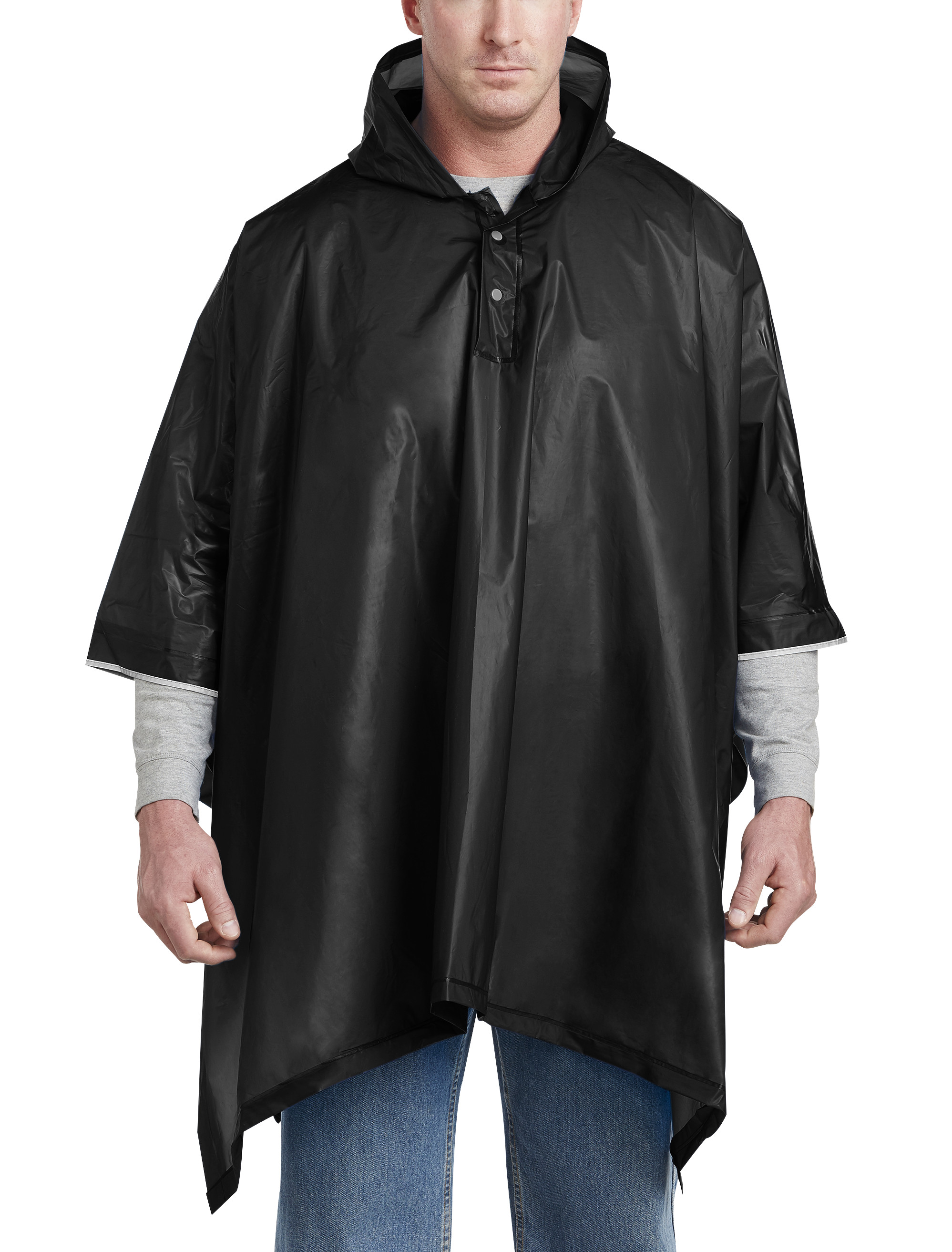 Rain poncho big and tall best sale