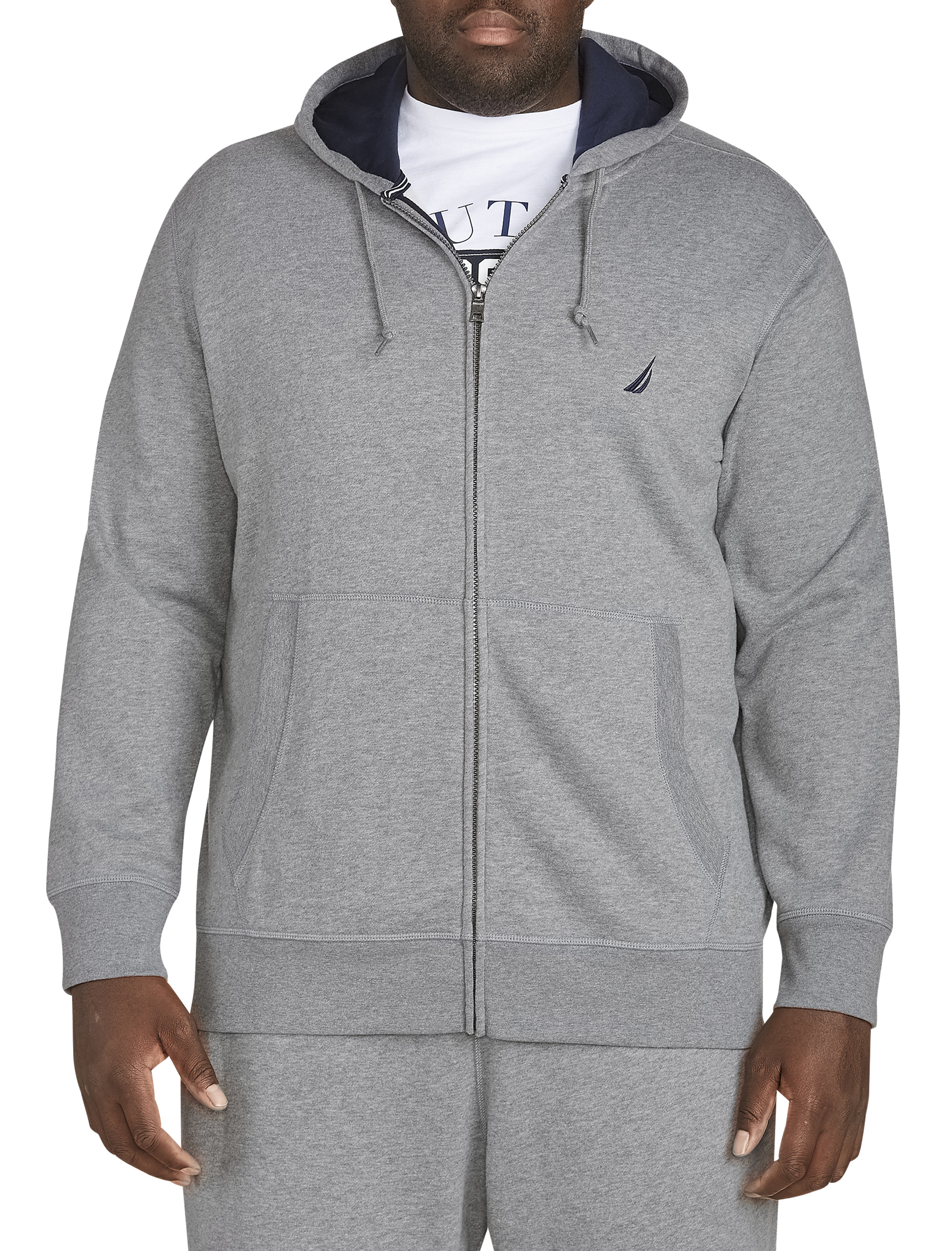 Nautica Big & Tall Zip-Front Hoodie