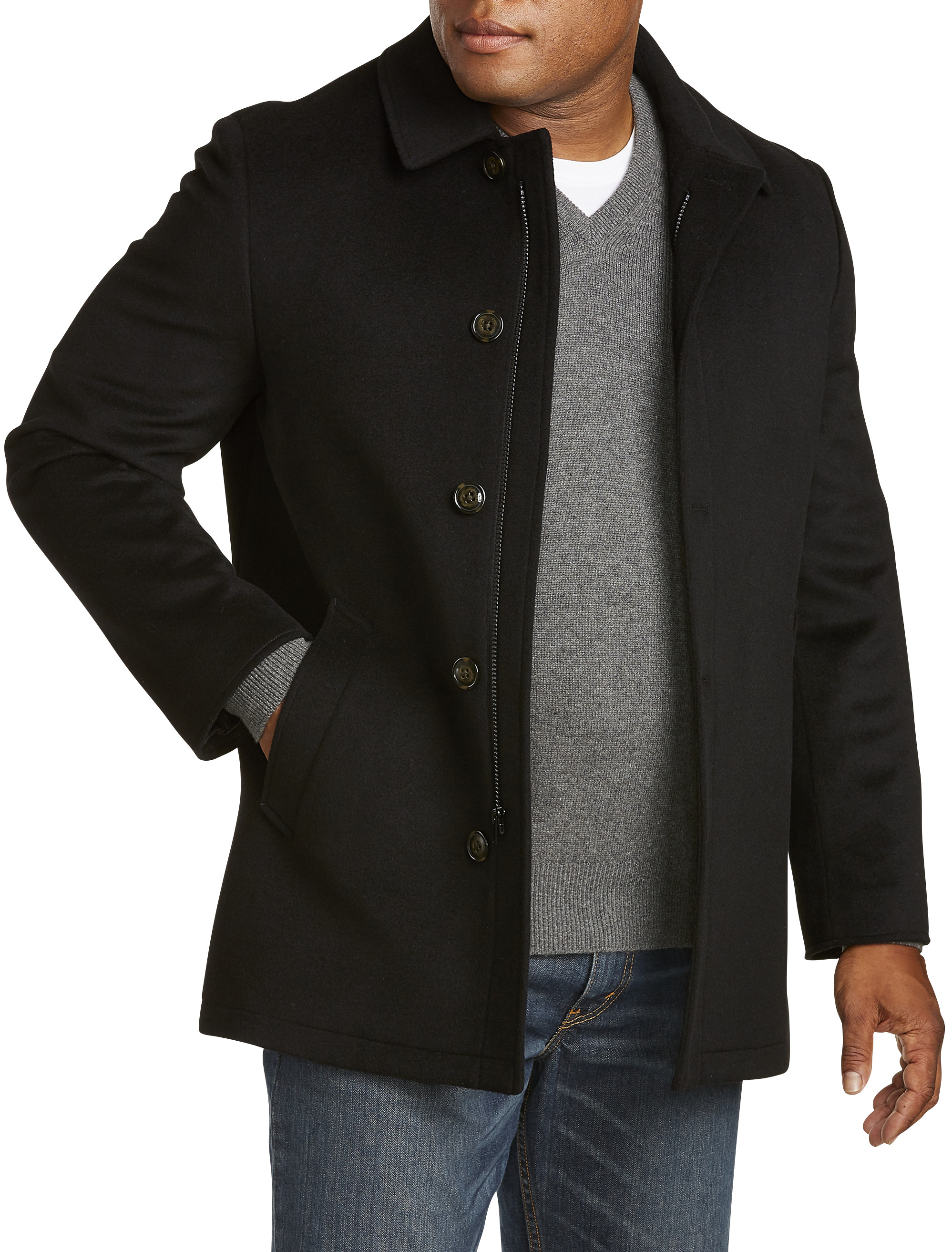 Big + Tall Overcoats and Topcoats | DXL