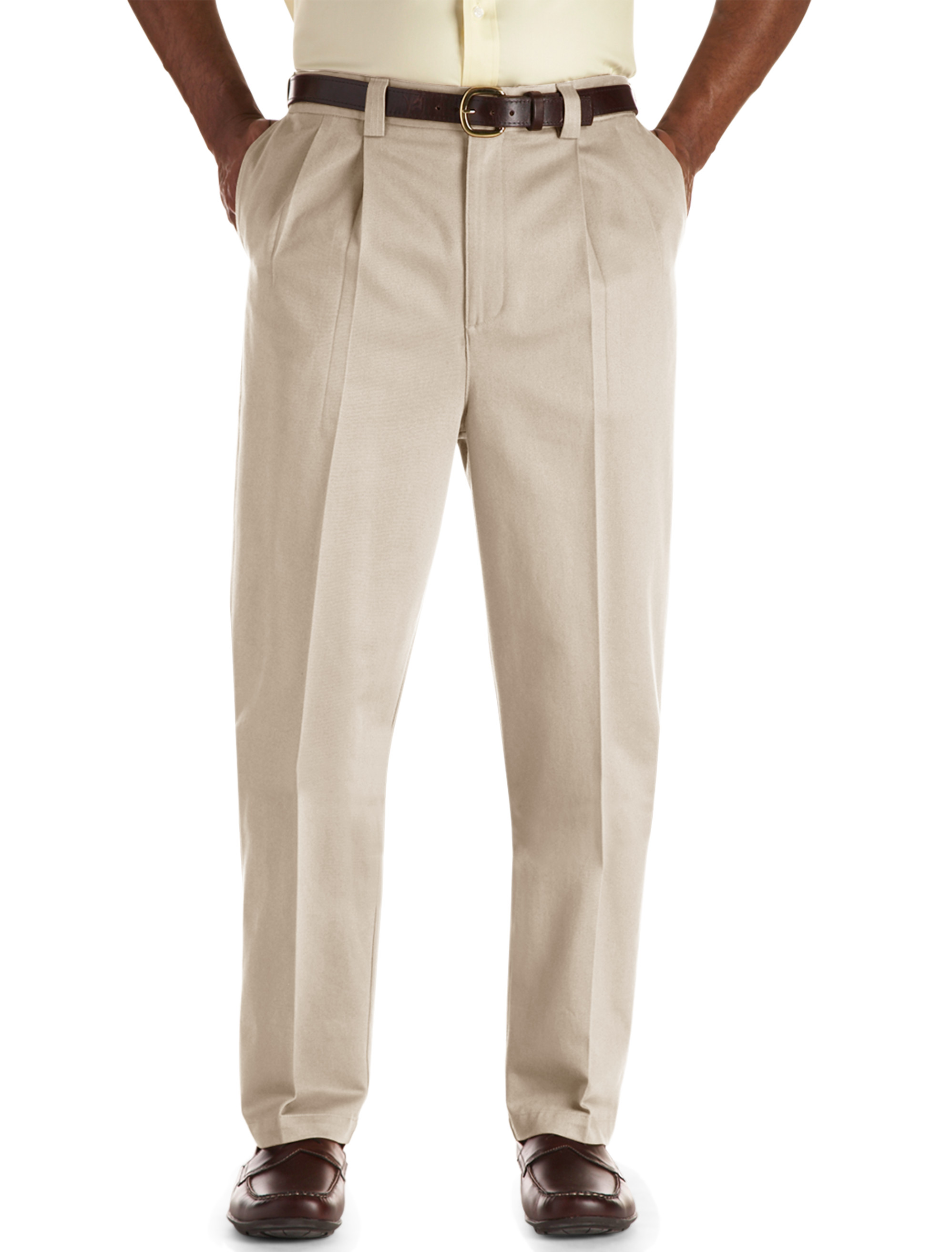 Big + Tall | Oak Hill Stretch Pleated Pants | DXL