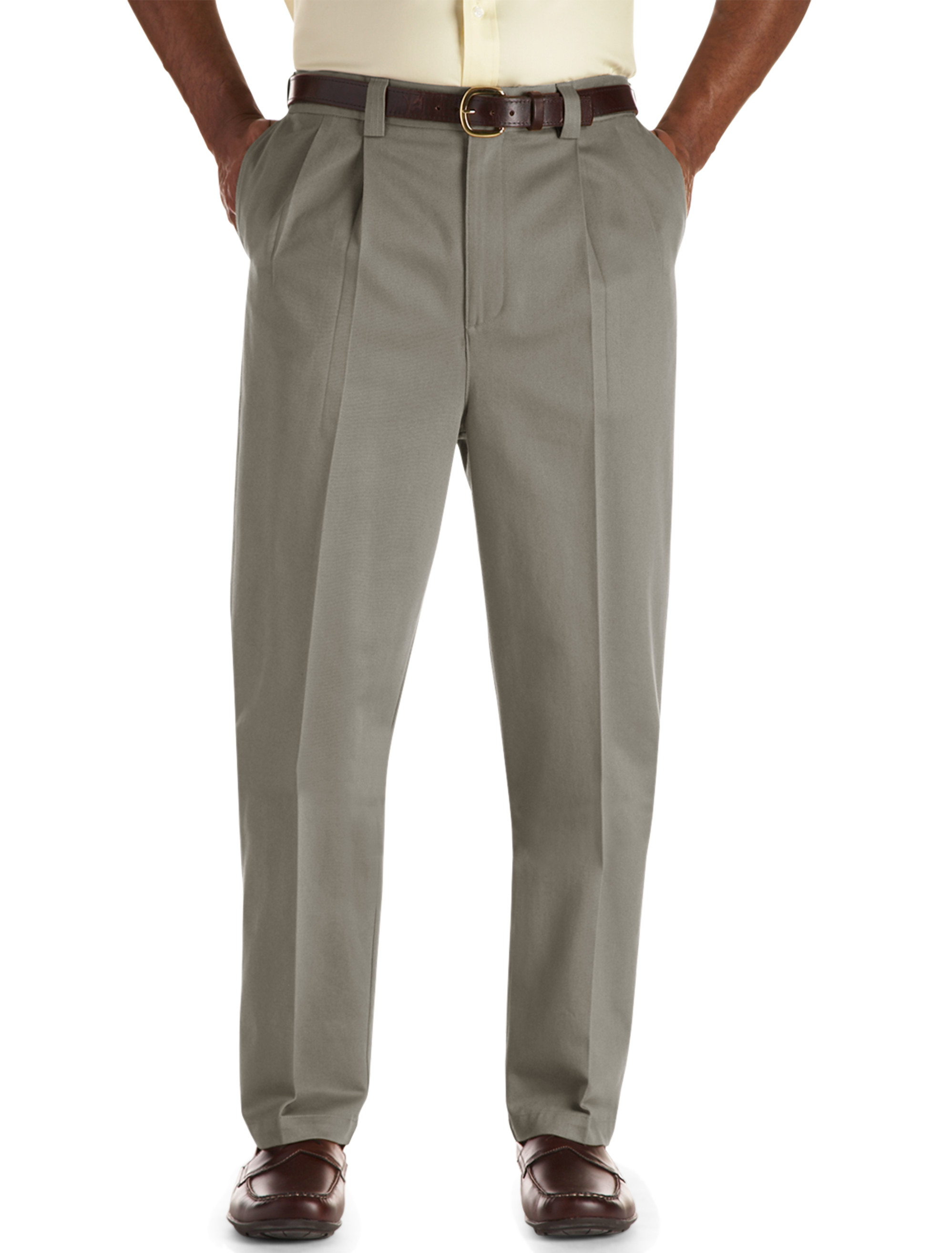 Big + Tall | Oak Hill Stretch Pleated Pants | DXL