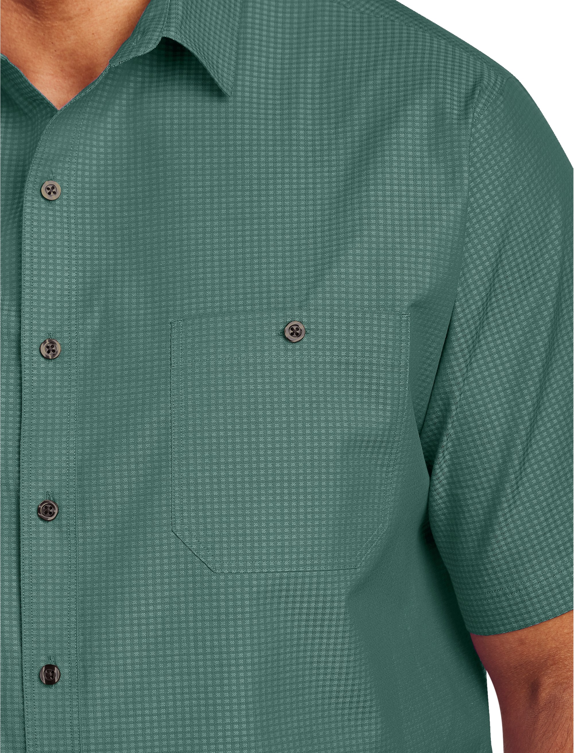 Textured Solid Sport Shirt - thumbnail 9