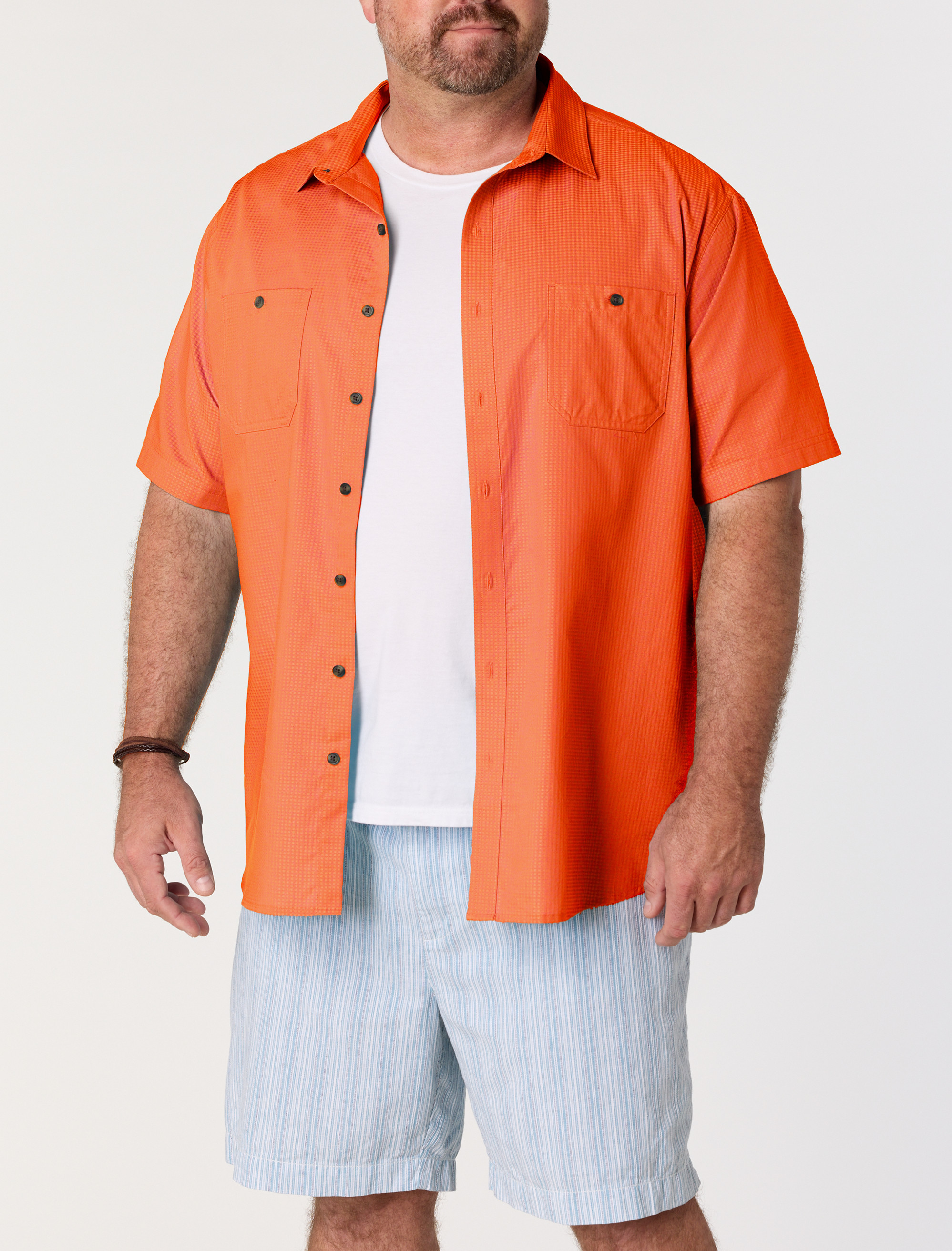 Big + Tall | Synrgy Textured Solid Sport Shirt | DXL