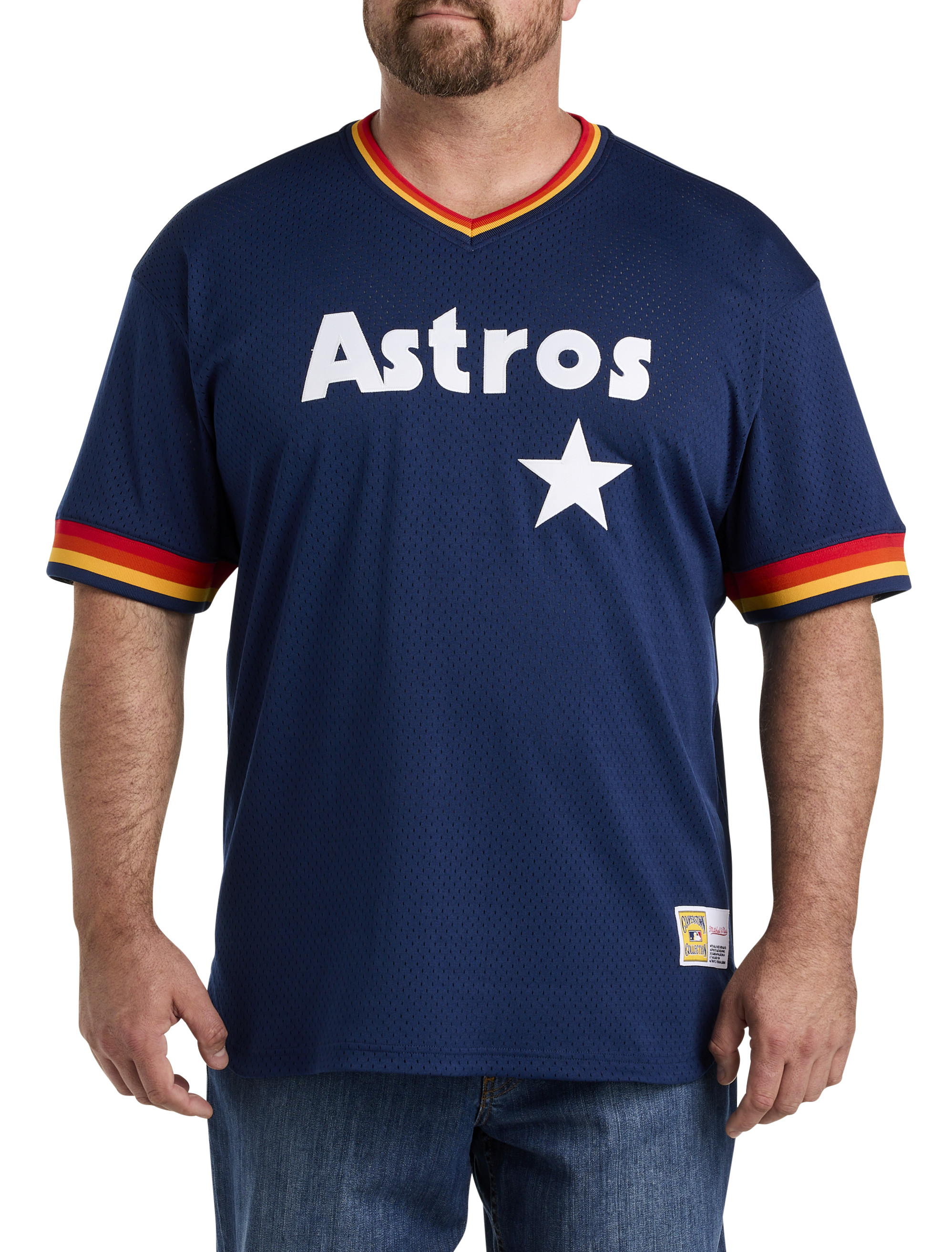 Majestic, Shirts, Throwback Majestic Astros Jersey