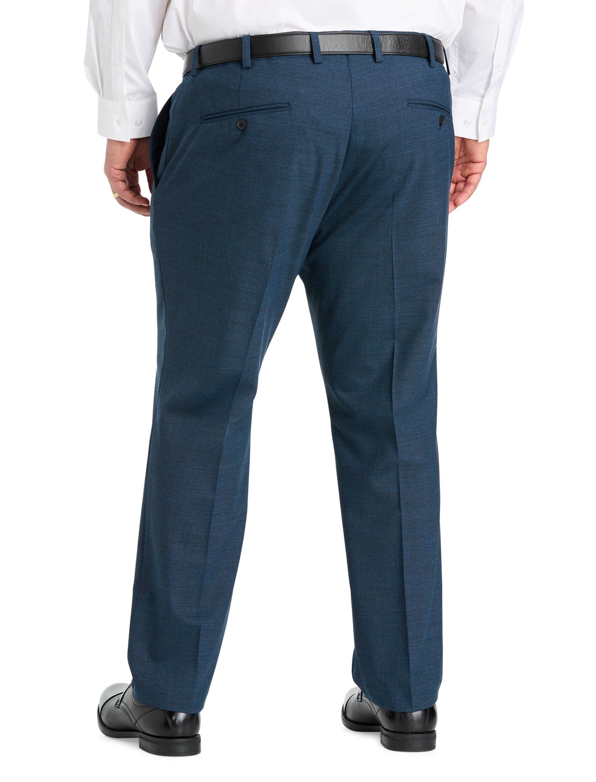 Performance Mélange Flat-Front Suit Pants - thumbnail 2
