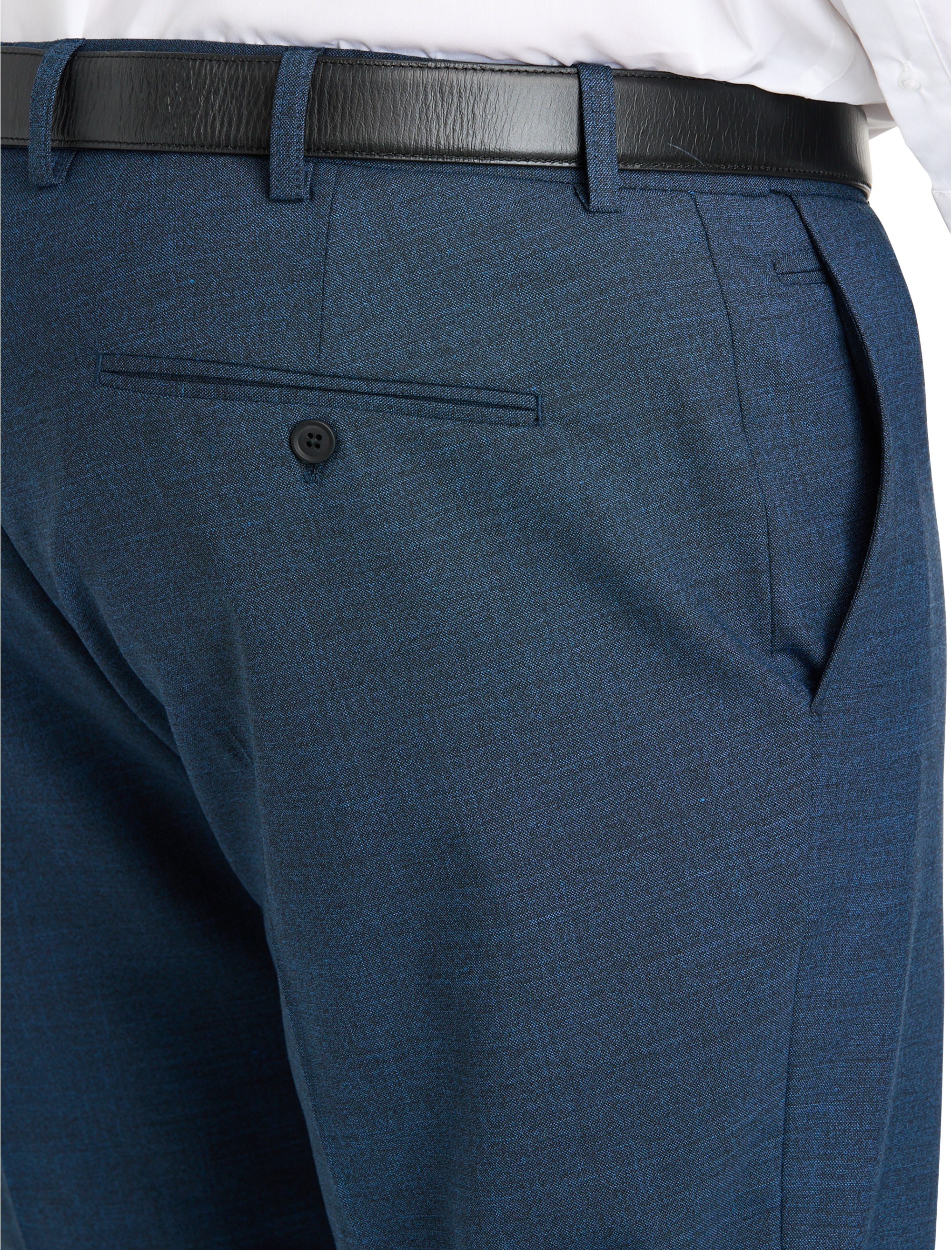 Performance Mélange Flat-Front Suit Pants - thumbnail 3