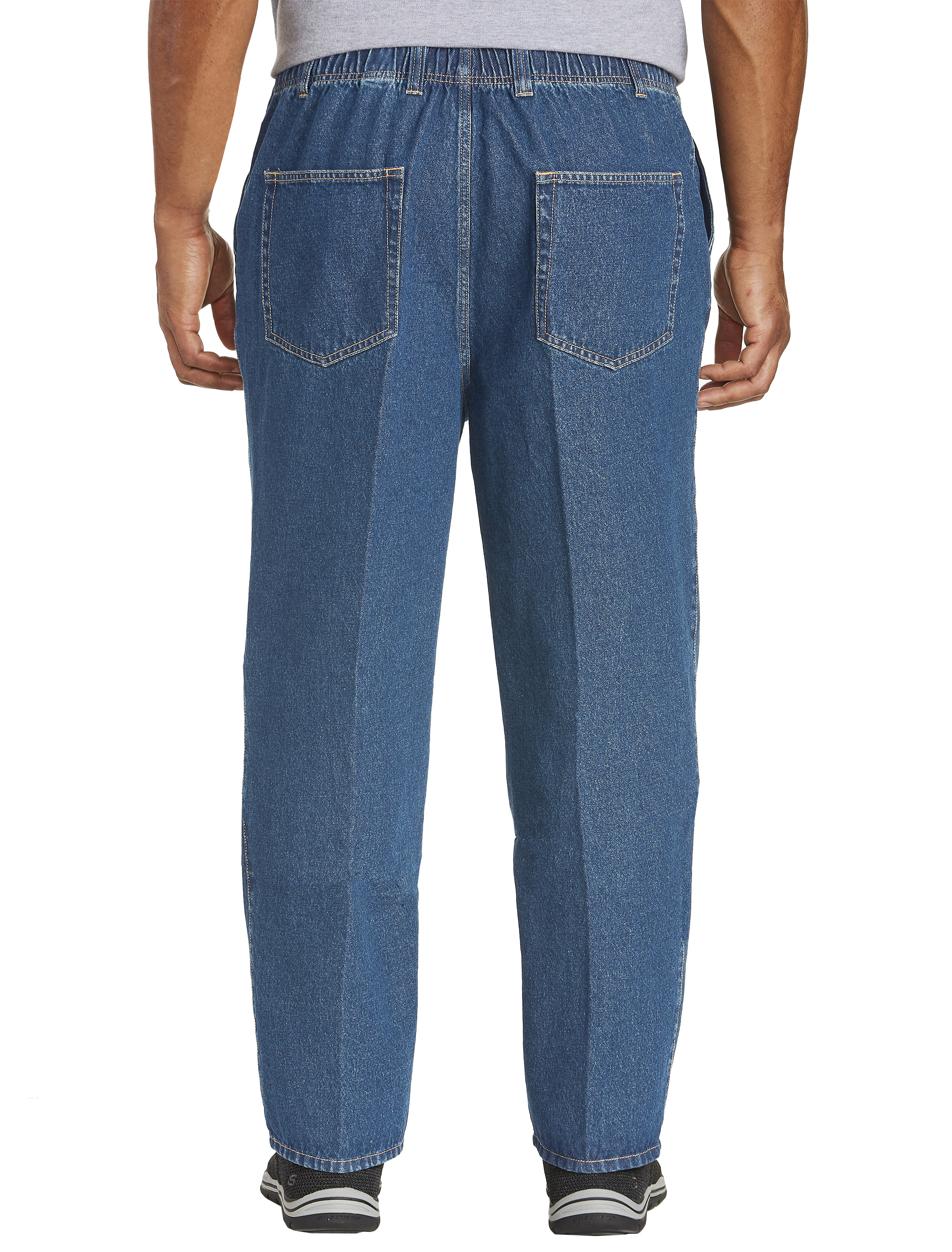 Full-Elastic Waist Jeans