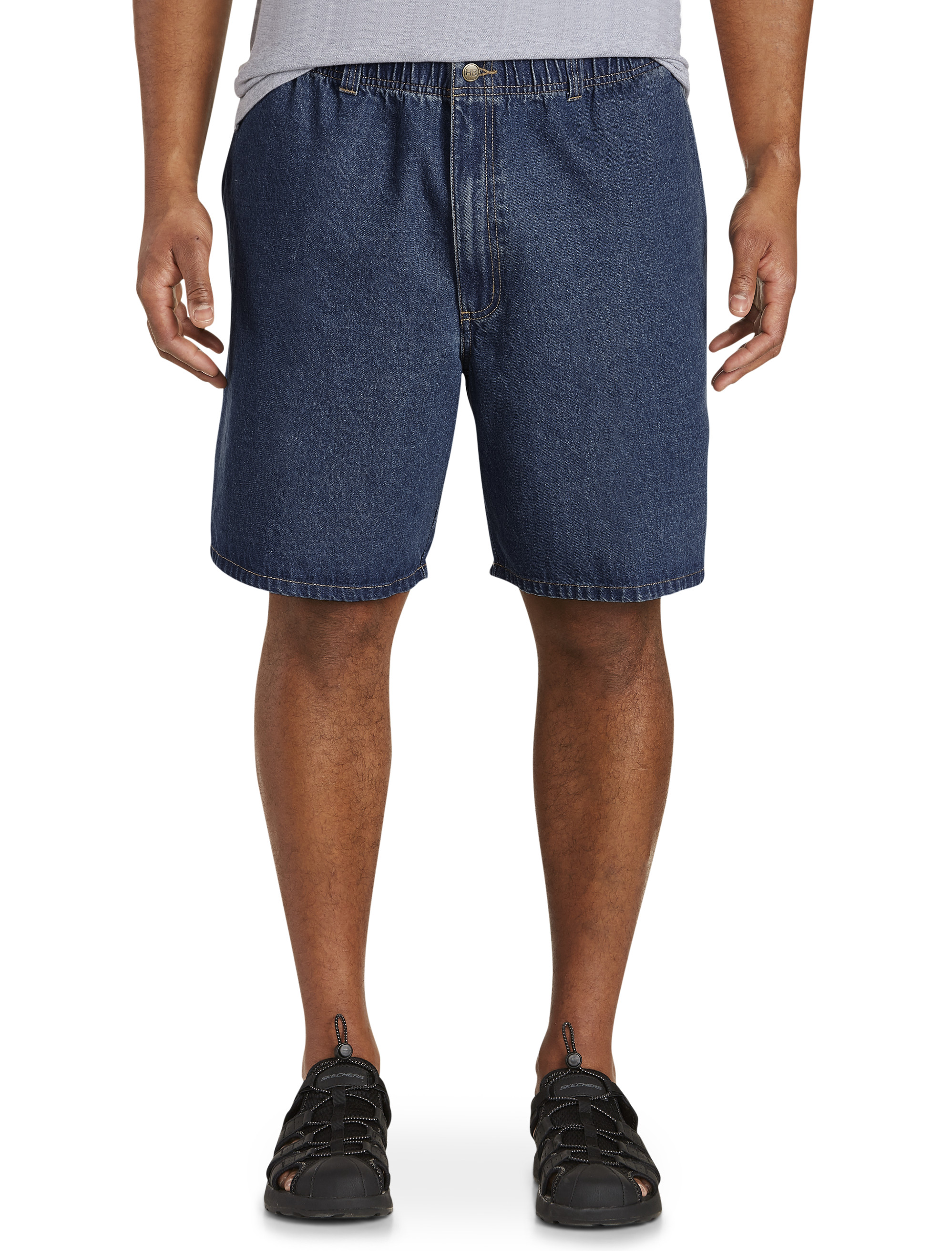 harbor bay elastic waist shorts