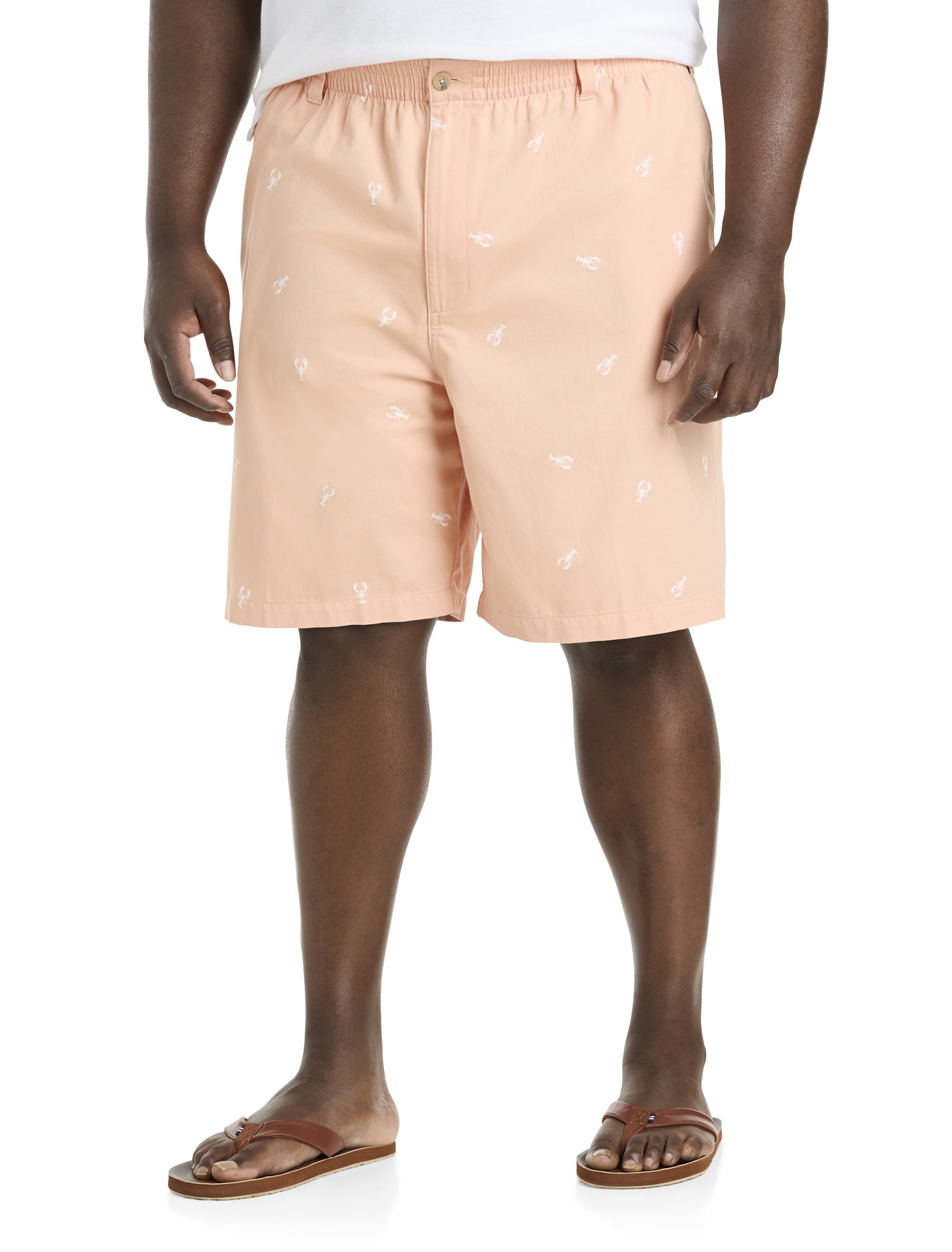Big + Tall, Harbor Bay Elastic-Waist Shorts