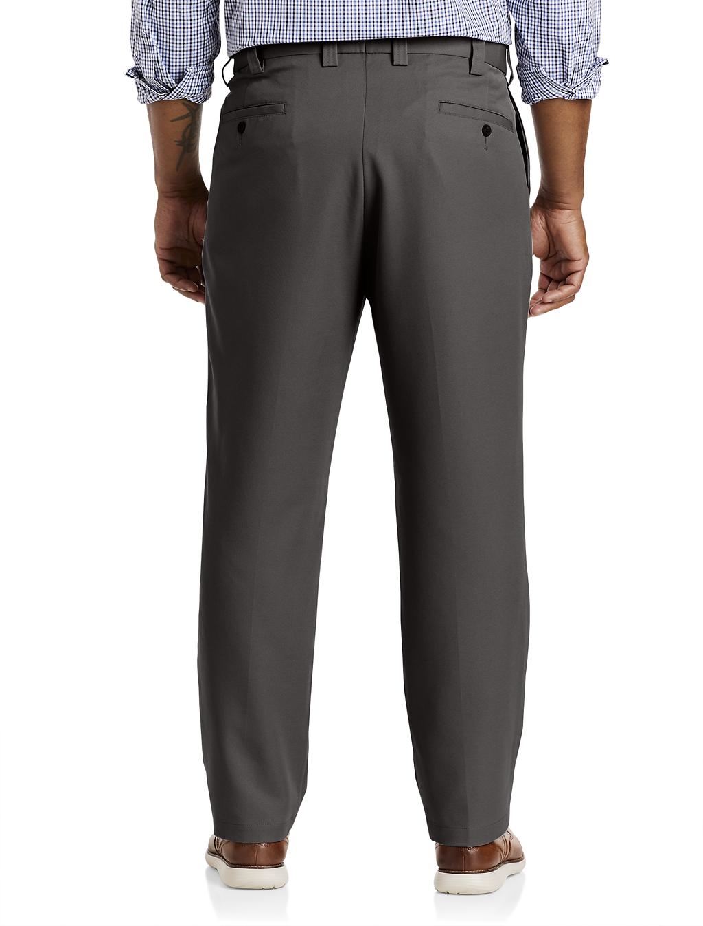 Big + Tall | Oak Hill Waist-Relaxer Pleated Microfiber Pants Big + Tall | Oak Hill Waist-Relaxer Pleated Microfiber Pants
