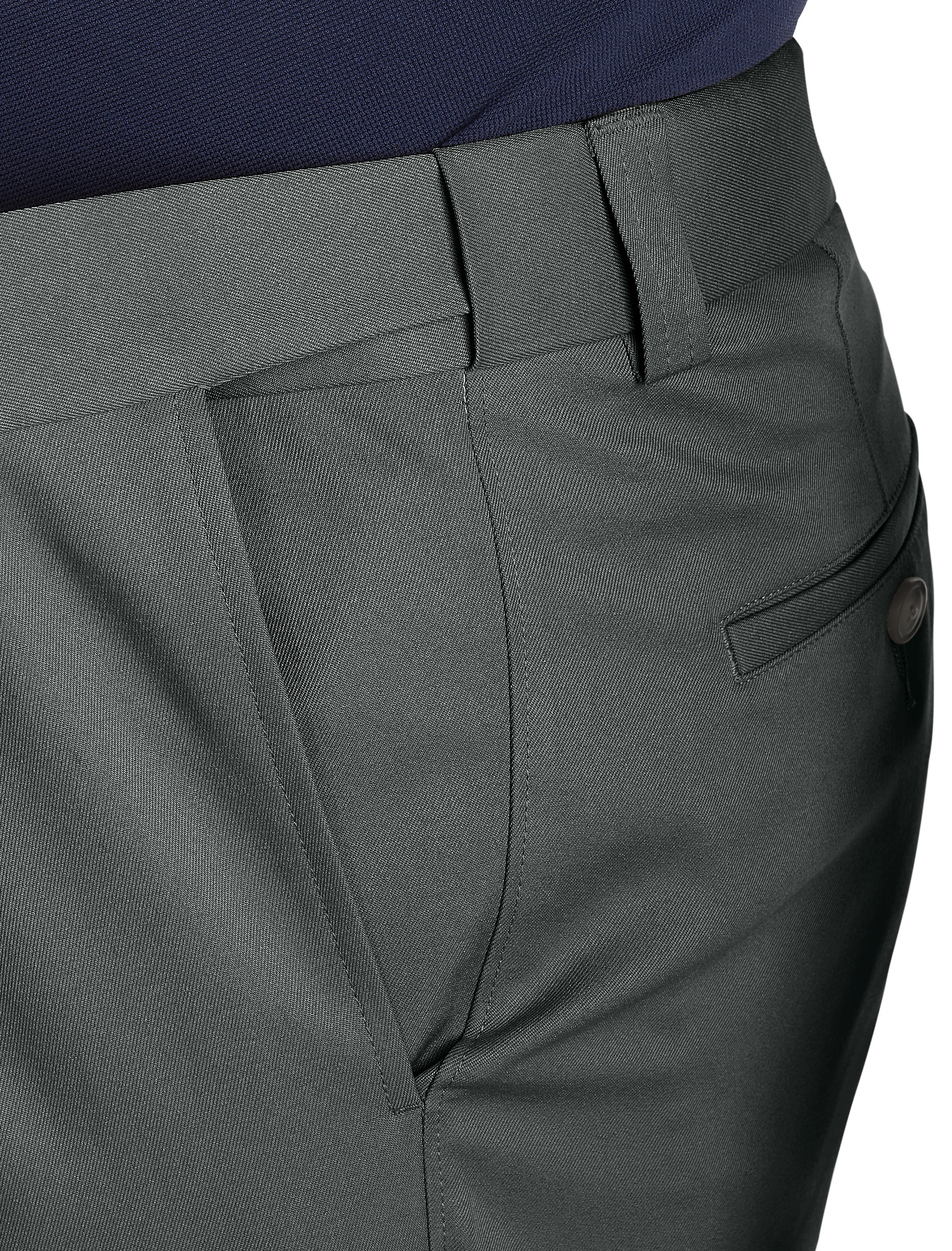 Big + Tall | Oak Hill Waist-Relaxer Pleated Microfiber Pants | DXL