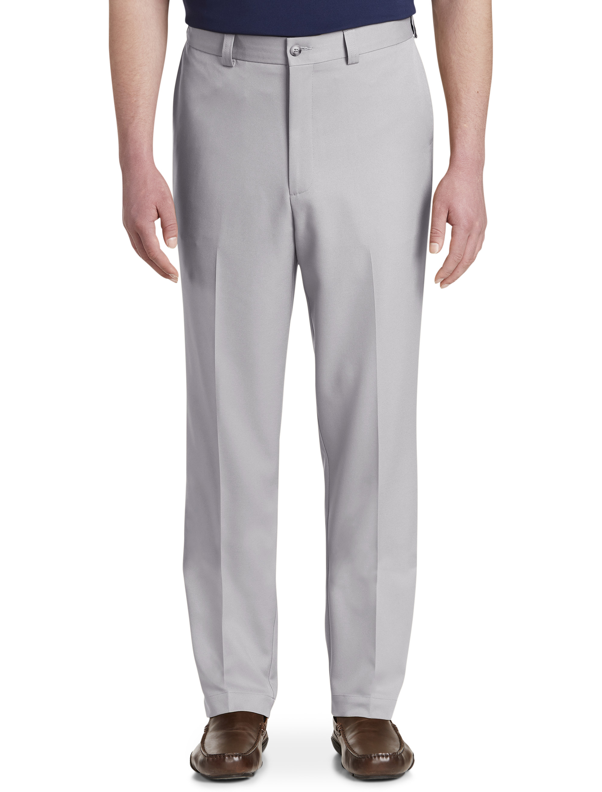 Big + Tall | Oak Hill Microfiber Waist-Relaxer Pants | DXL