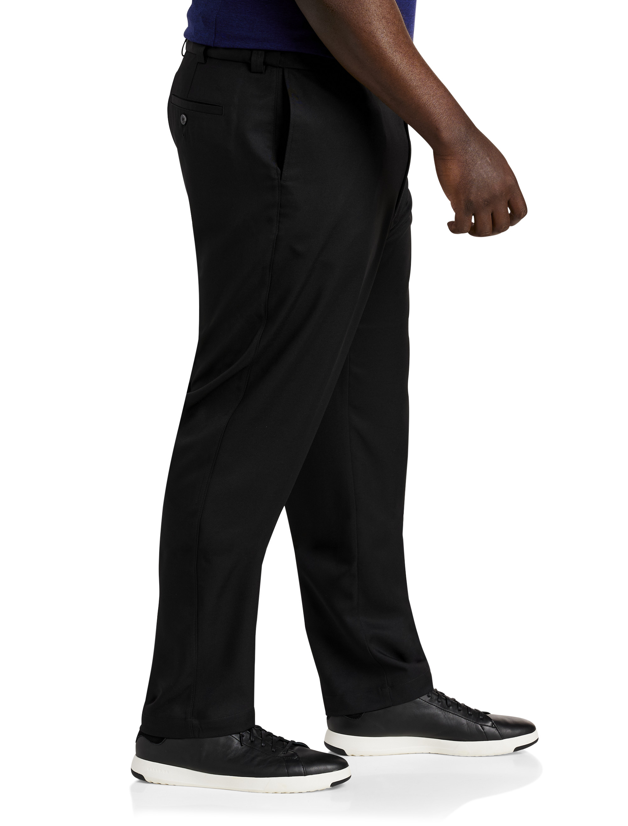 Big + Tall | Oak Hill Microfiber Waist-Relaxer Pants | DXL