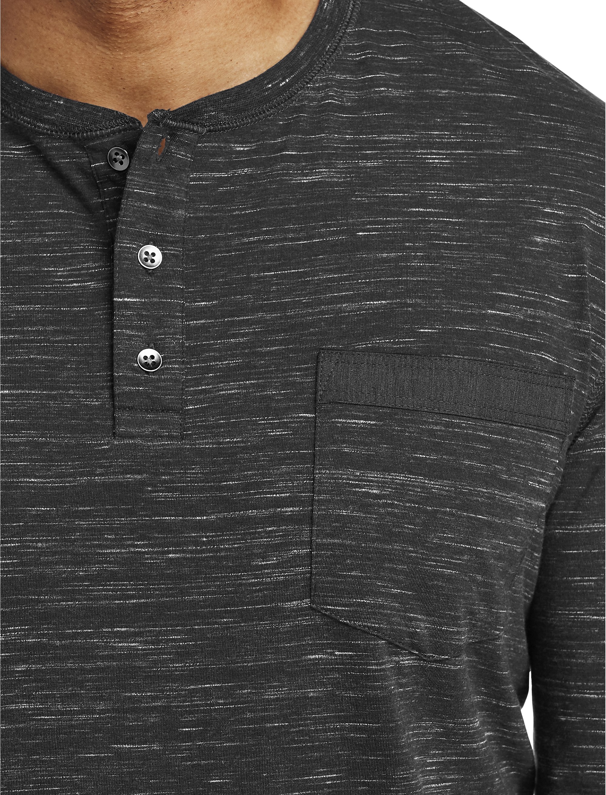 Long-Sleeve Jersey Henley Shirt - thumbnail 8