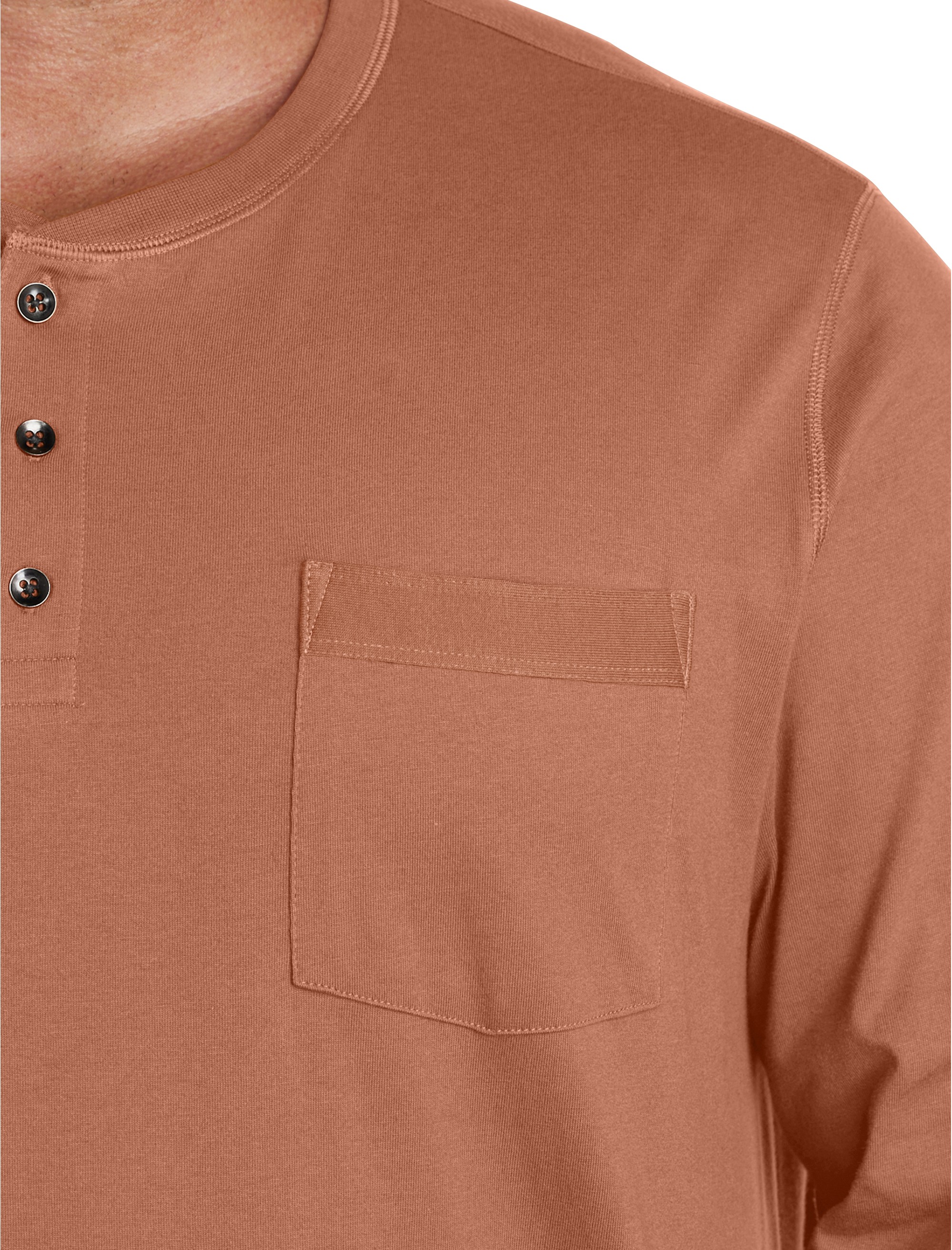 Long-Sleeve Jersey Henley Shirt - thumbnail 10