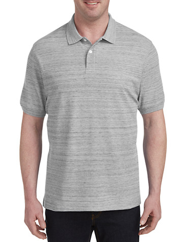DXL Big and Tall Essentials Pique Mesh Short-Sleeve Polo Shirt 