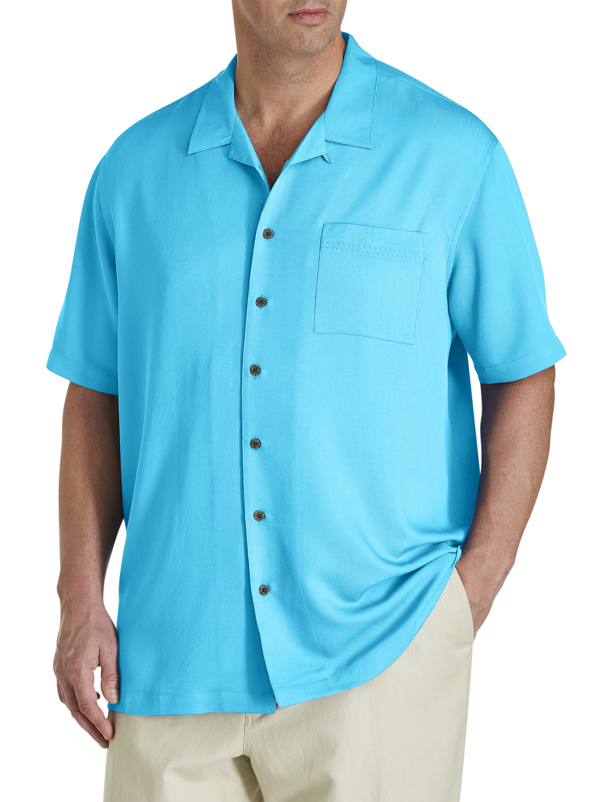 4xl button down shirts short sleeve