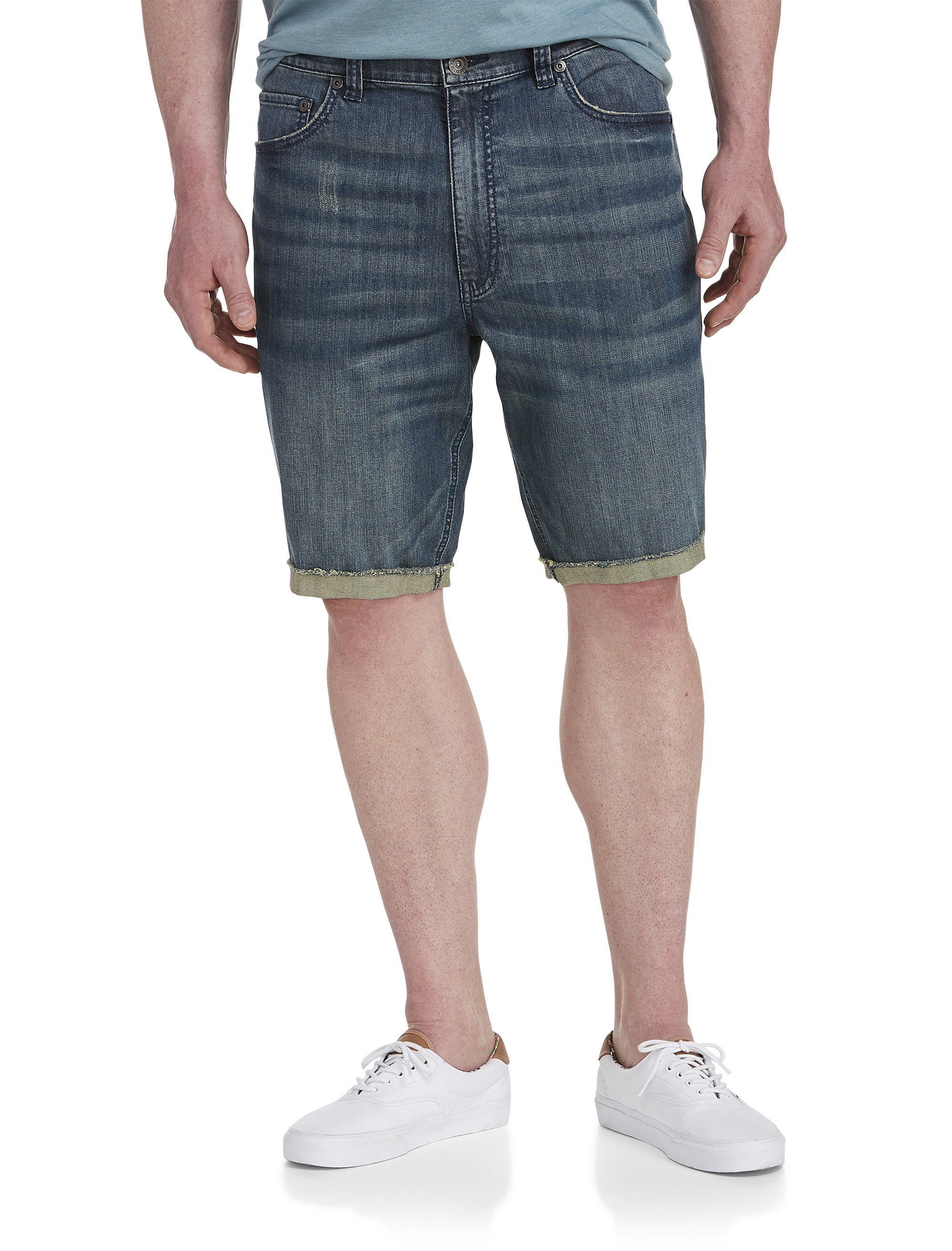 big & tall denim shorts