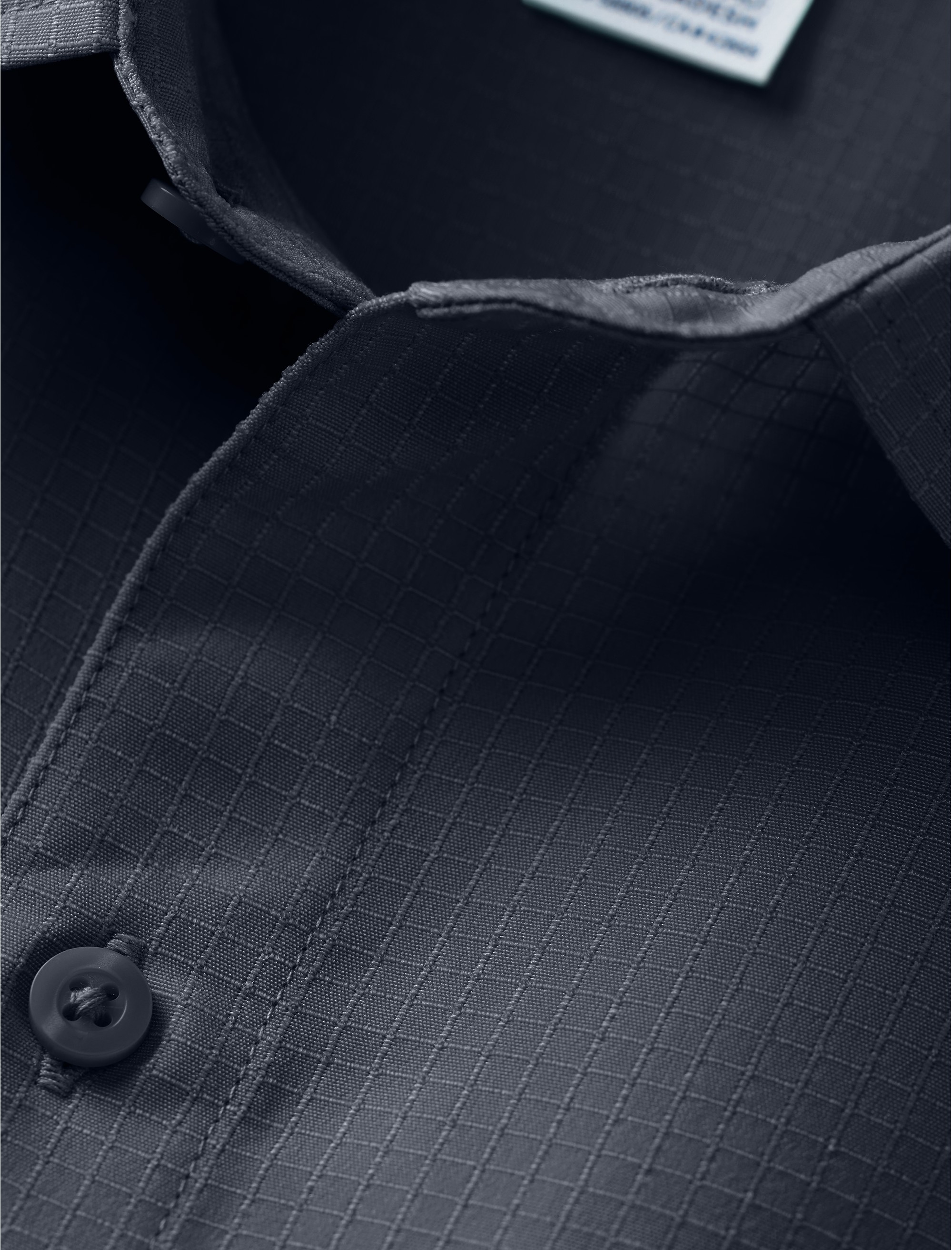 Microfiber Comfort Grid Sport Shirt - thumbnail 4