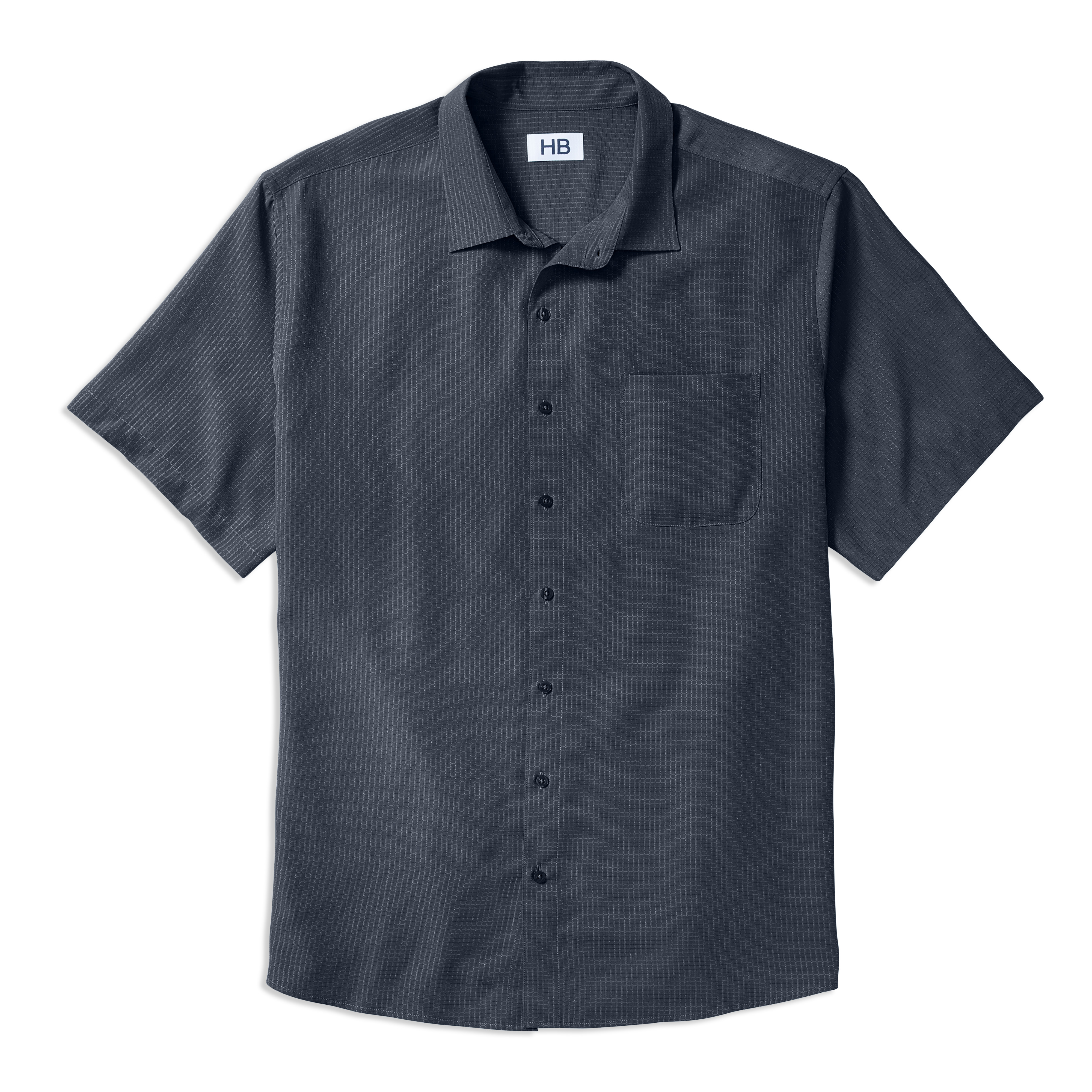 Big + Tall | Harbor Bay Microfiber Comfort Grid Sport Shirt | DXL