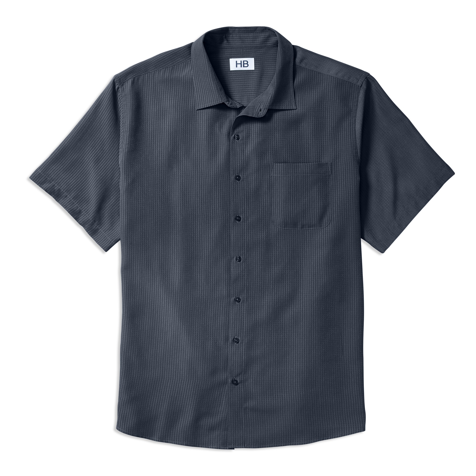 Microfiber Comfort Grid Sport Shirt - thumbnail 5