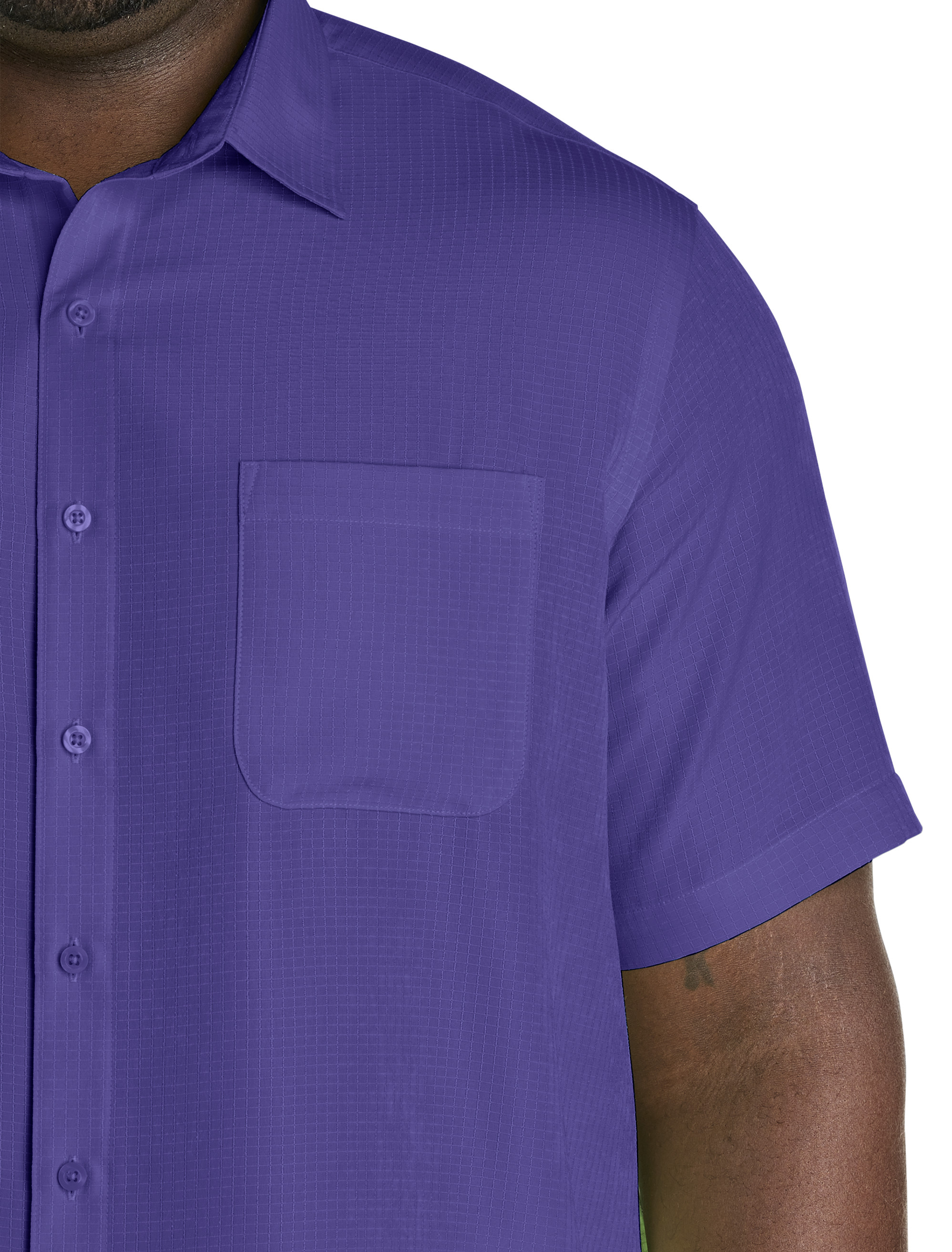 STANDARD CALIFORNIA ronhermanTシャツ XL Big + Tall | Harbor Bay Microfiber Comfort Grid Sport Shirt