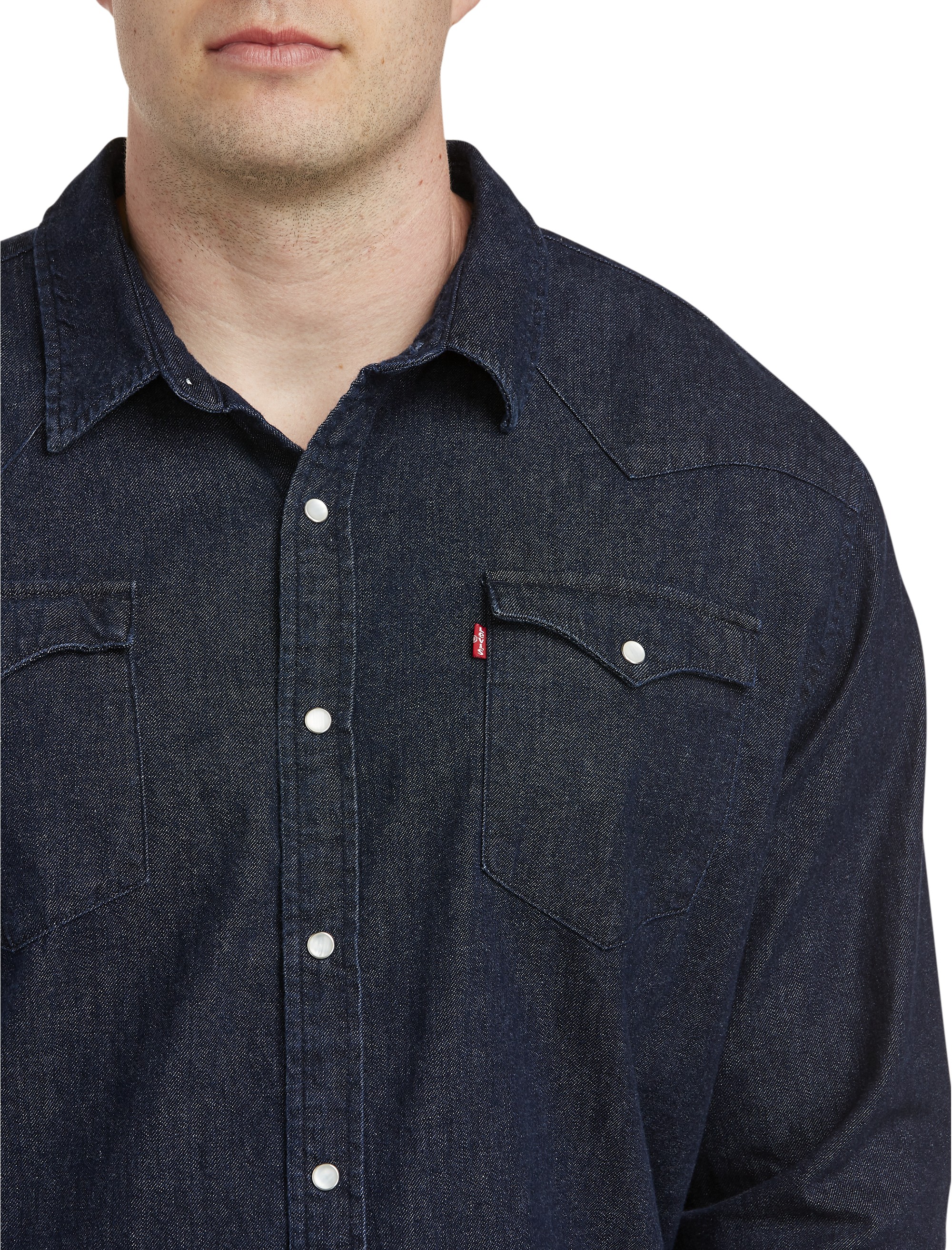 Rinse Wash Denim Shirt - thumbnail 3
