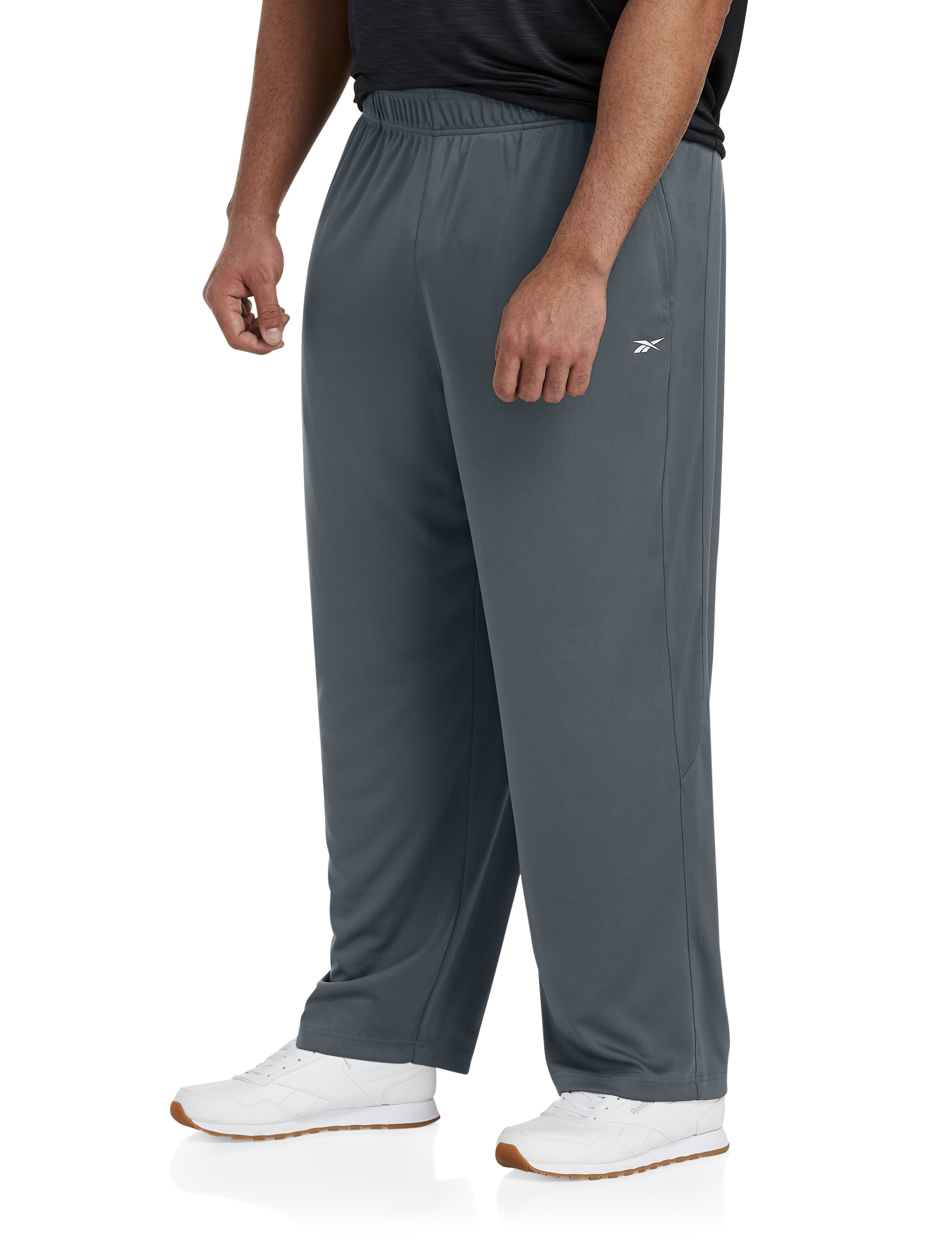 Big + Tall, Reebok Performance Double-Knit Open-Hem Pants